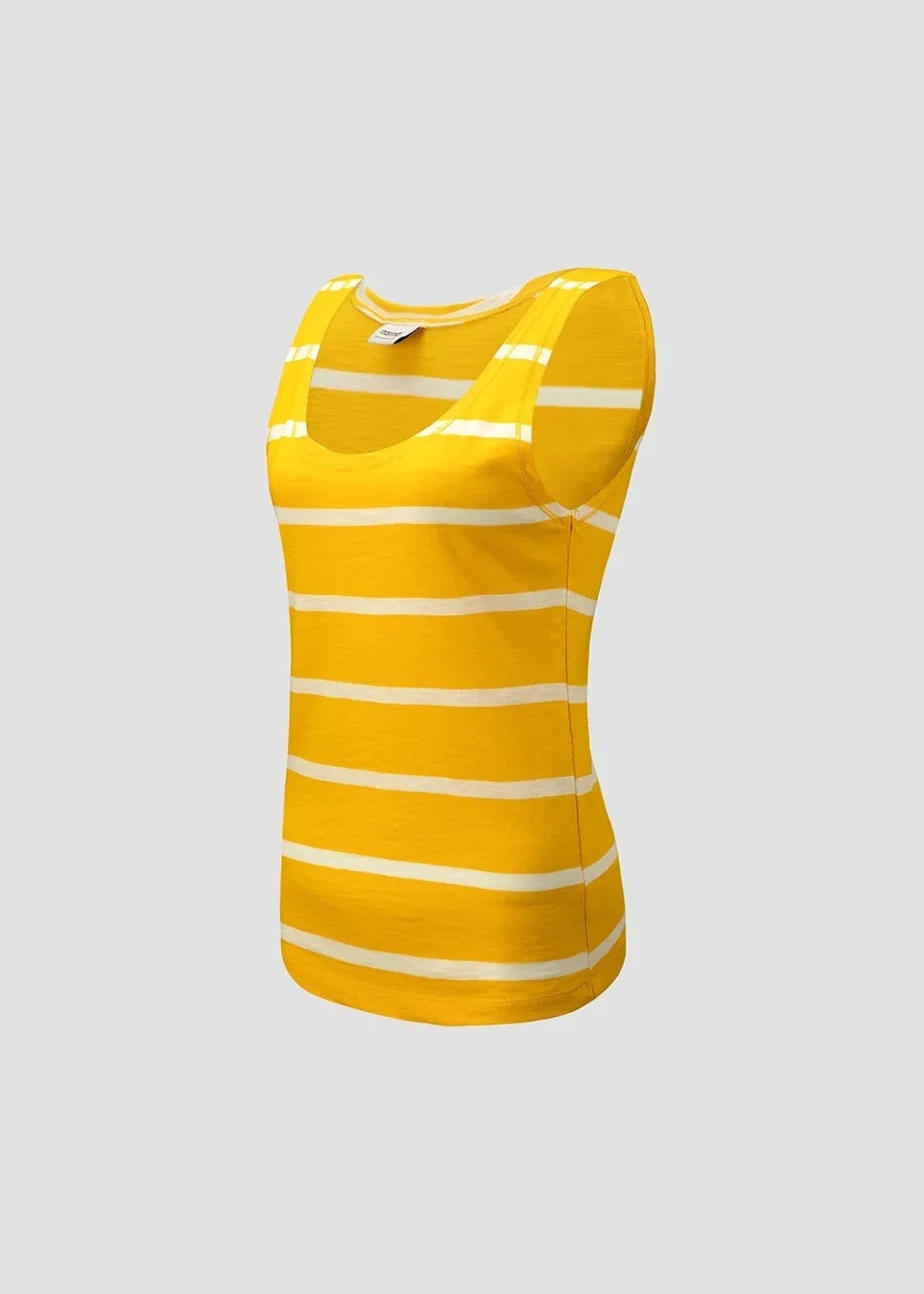 cotton jersey Tank Top in Yellow