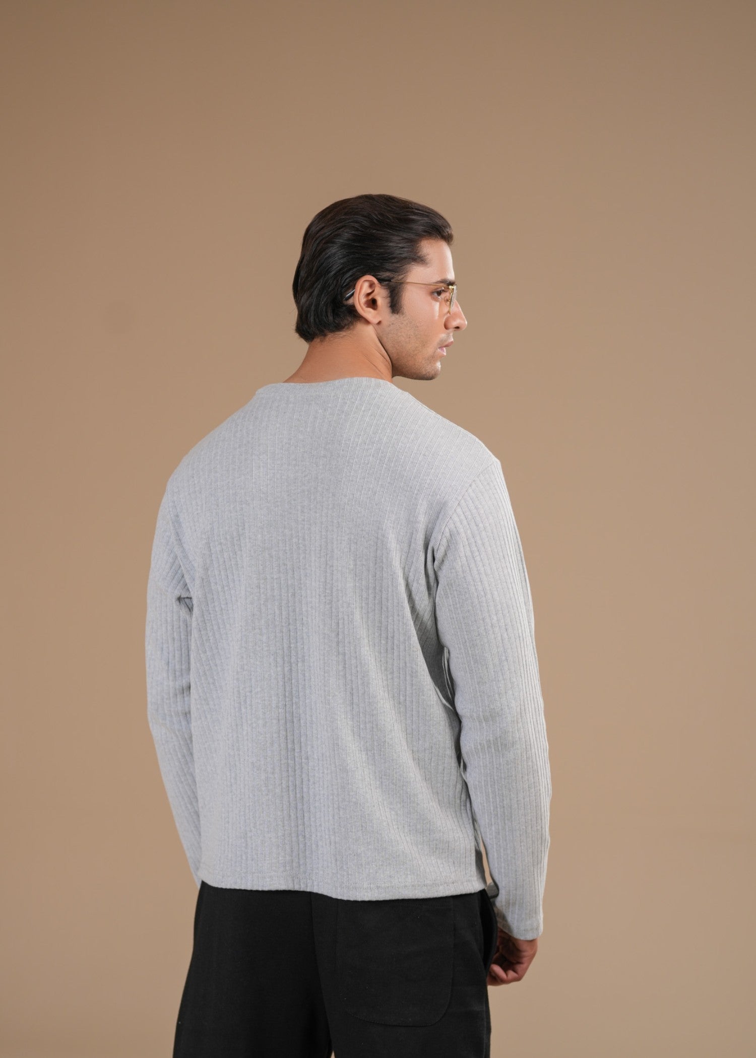 jersey knit Sweatshirt in Grey