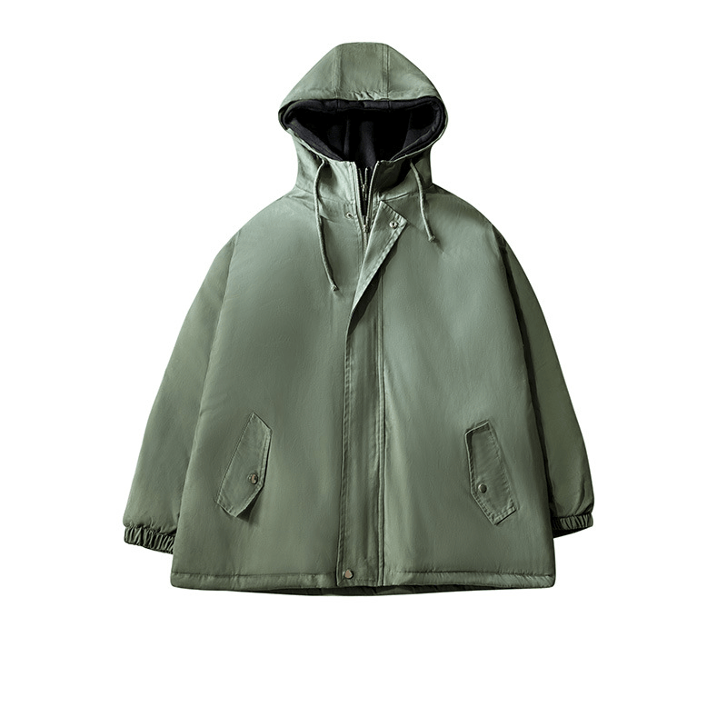 Hong Kong Style Korean Style Loose Thick Workwear Jacket