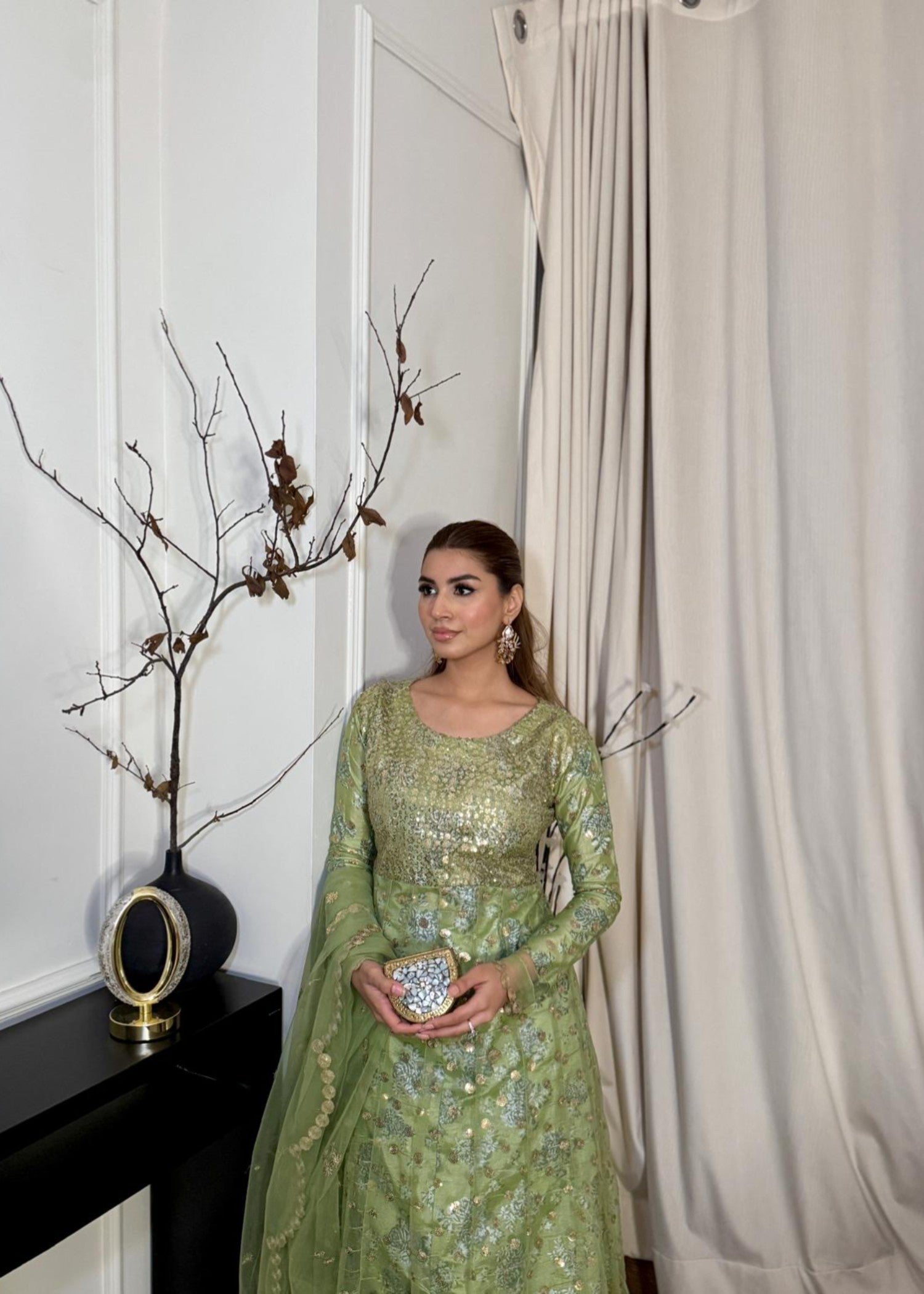 net Maxi in Apple green