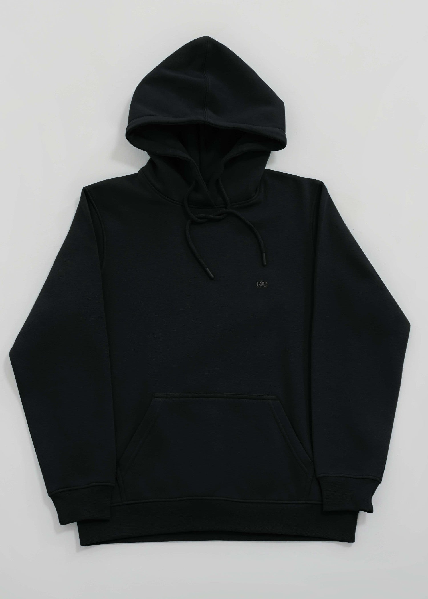 fleece Hoodie in Black