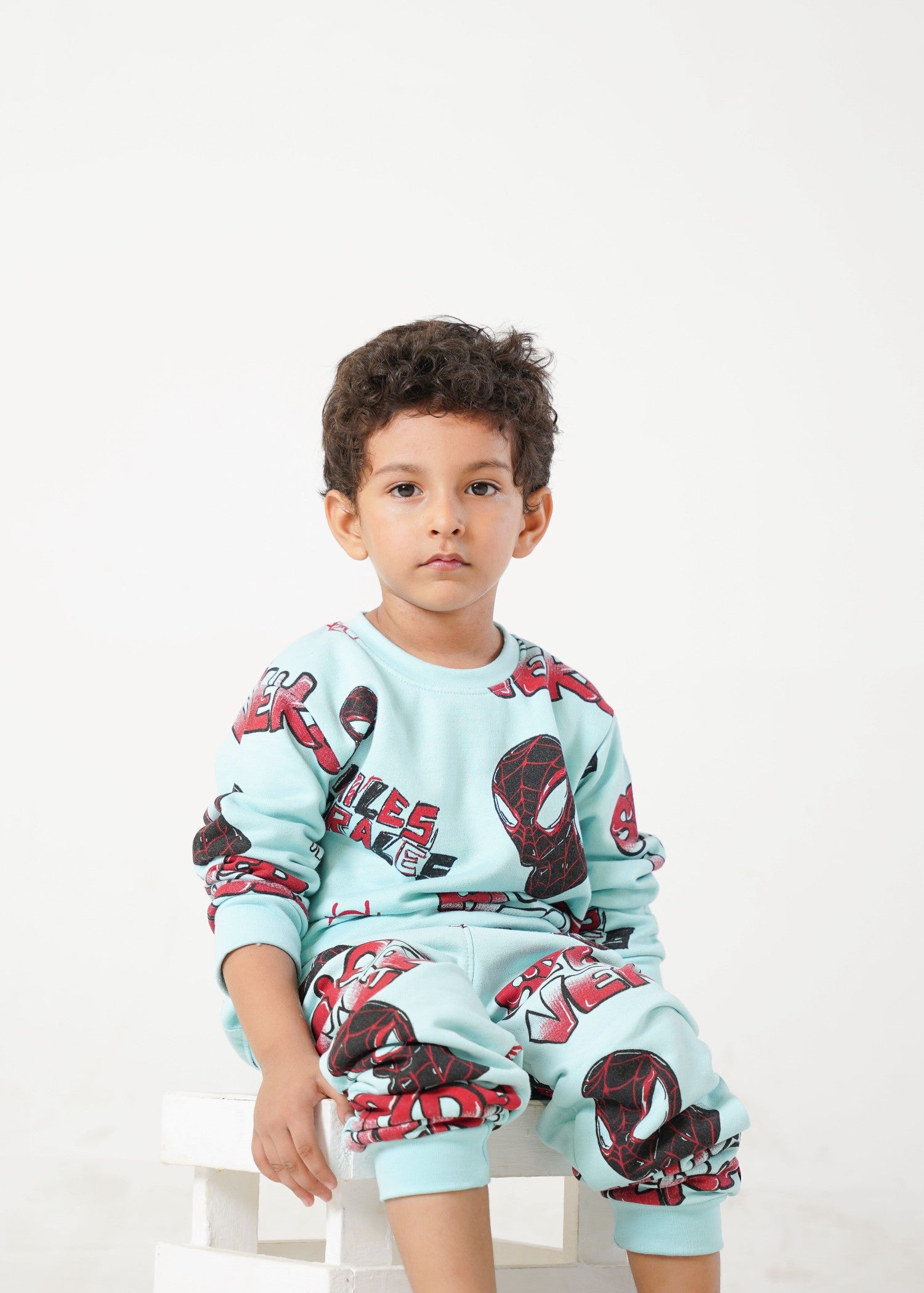 fleece Tracksuit in Aquamarine