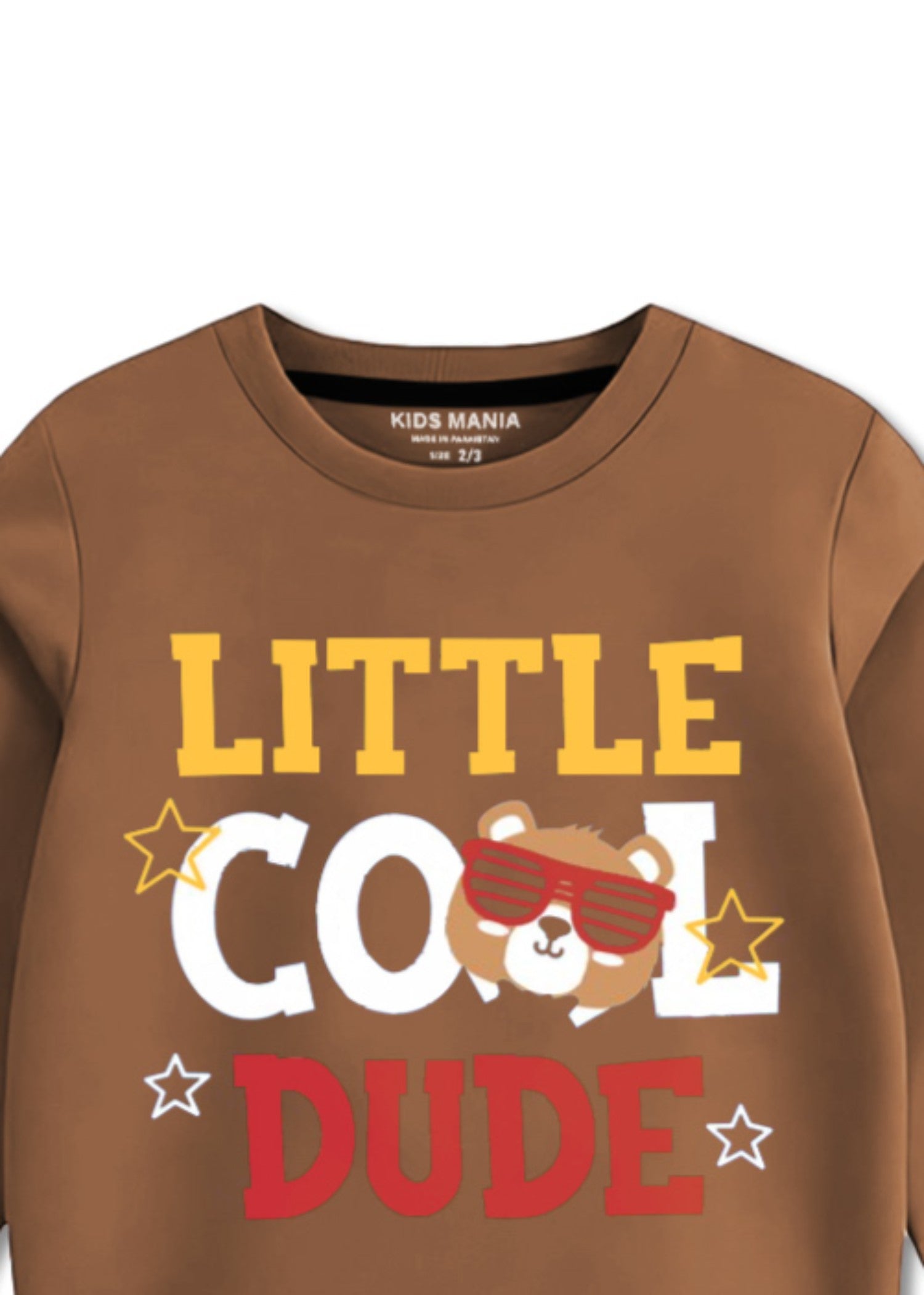 fleece Sweatshirt in Tawny brown
