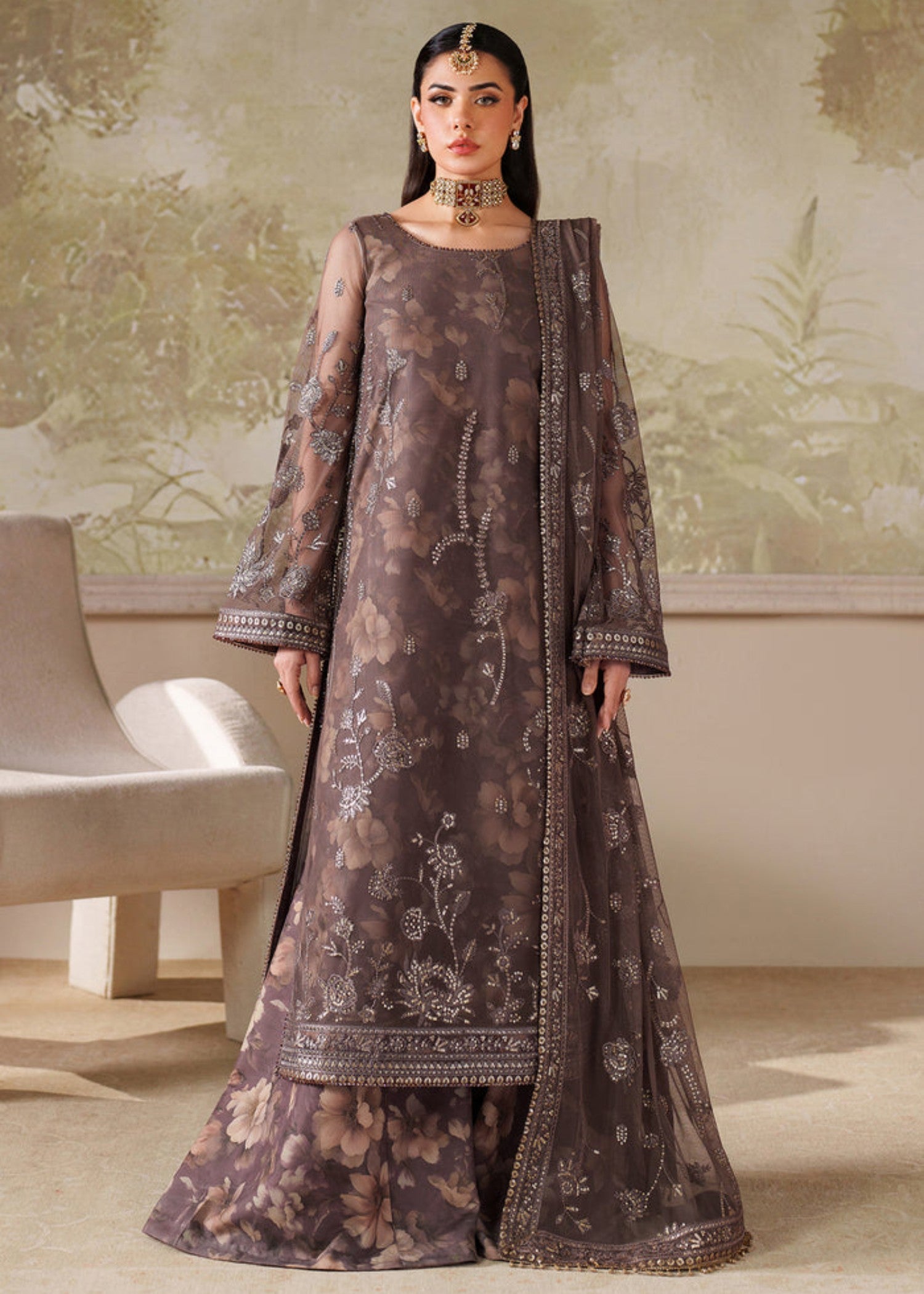 net Sharara in Brown