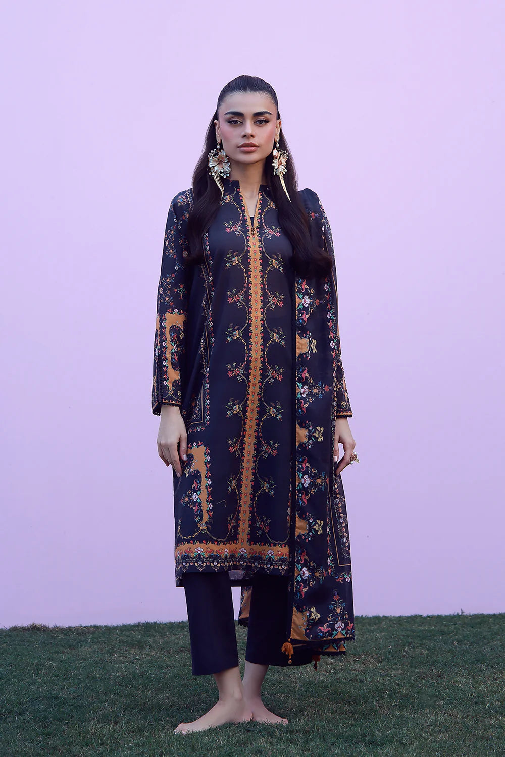 Mirha Lawn – Midnight Jardin