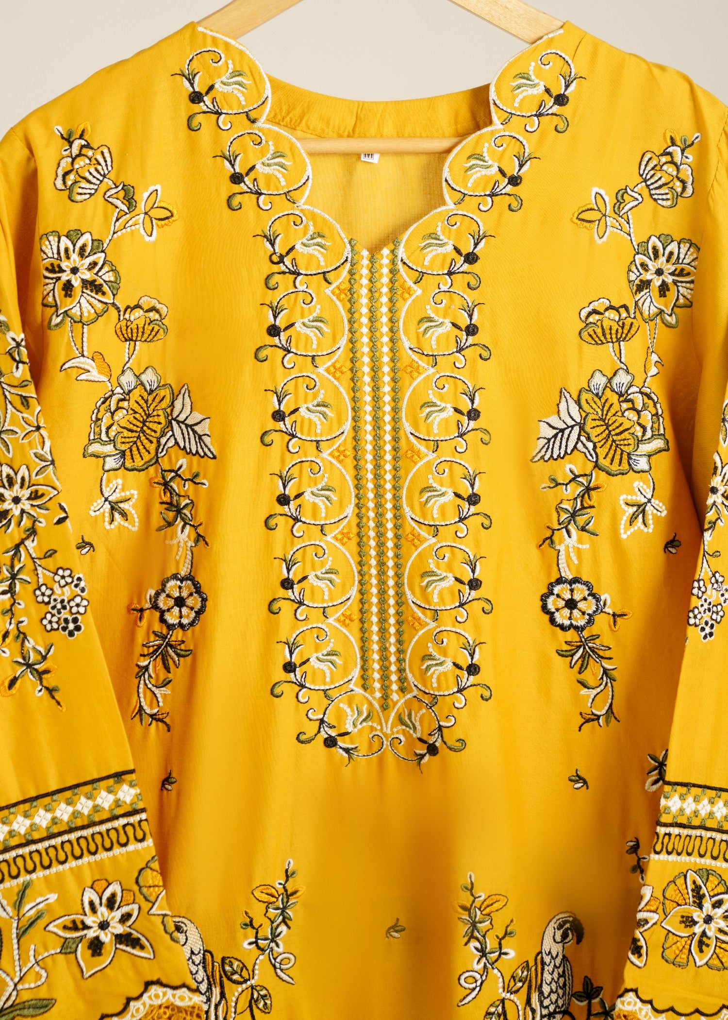 lawn cotton Kurta Set in Sunflower