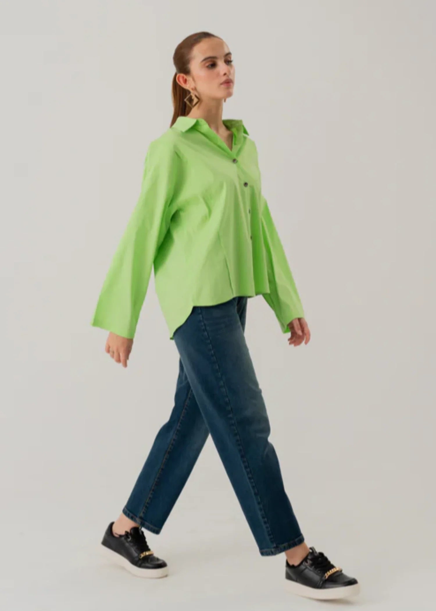 cotton Top in Neon green