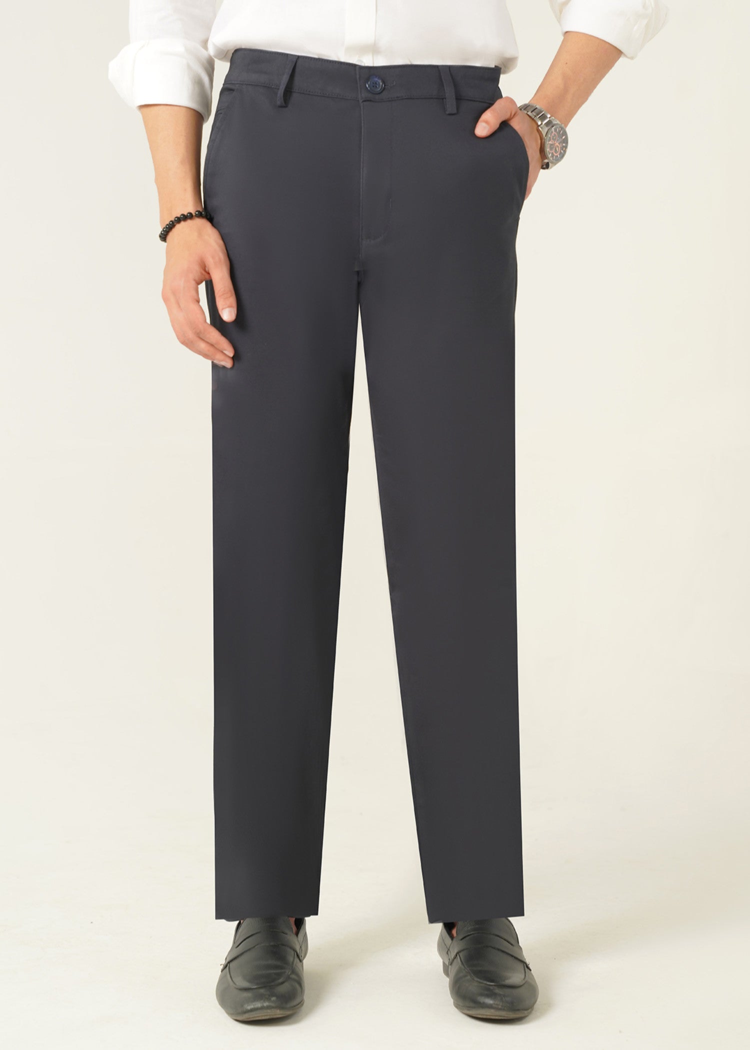 cotton Pants in Onyx