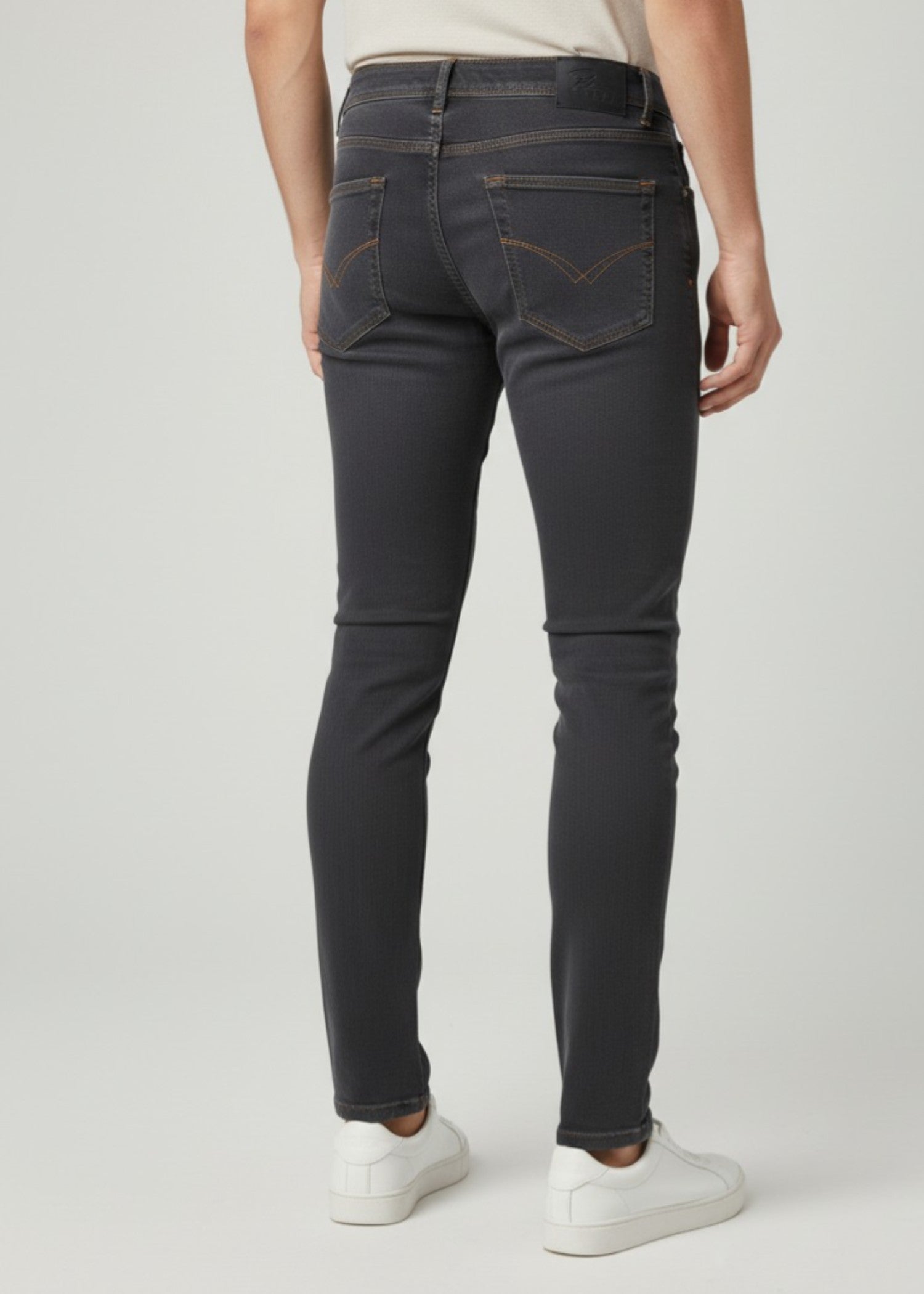 polycotton Jeans in Charcoal