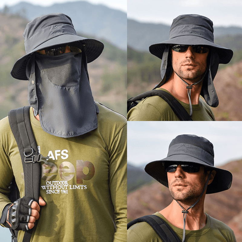 Multipurpose Bucket Hat for Men: Perfect for Climbing, Fishing, and Tourism