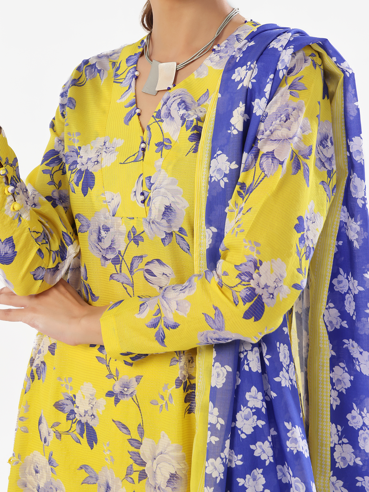 masuri Kurta Set in Yellow