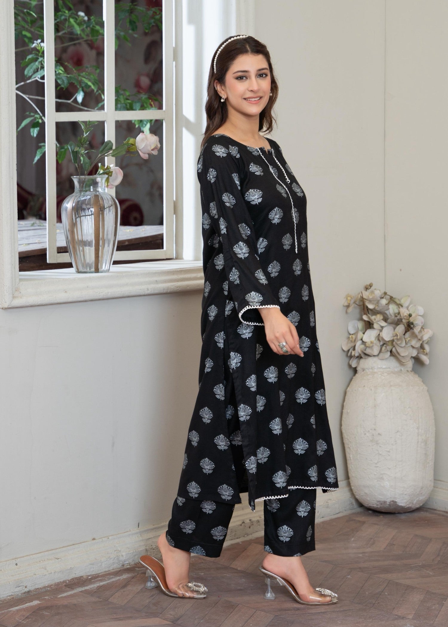 corduroy Co Ord Sets in Black