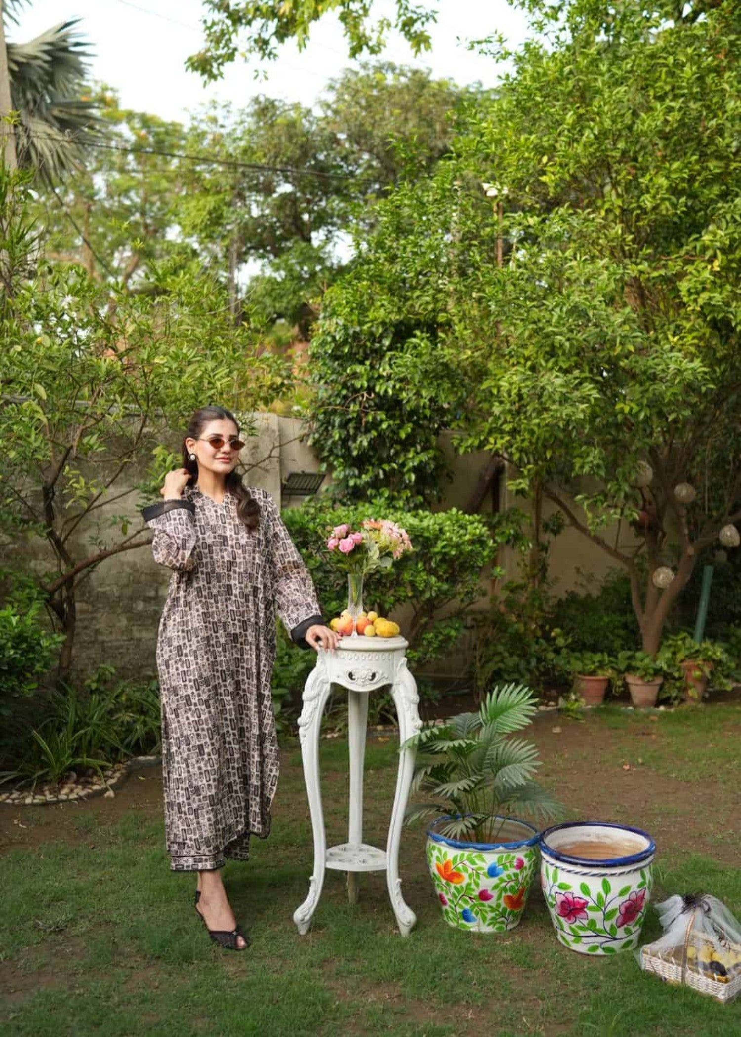 lawn Co Ord Sets in Almond brown