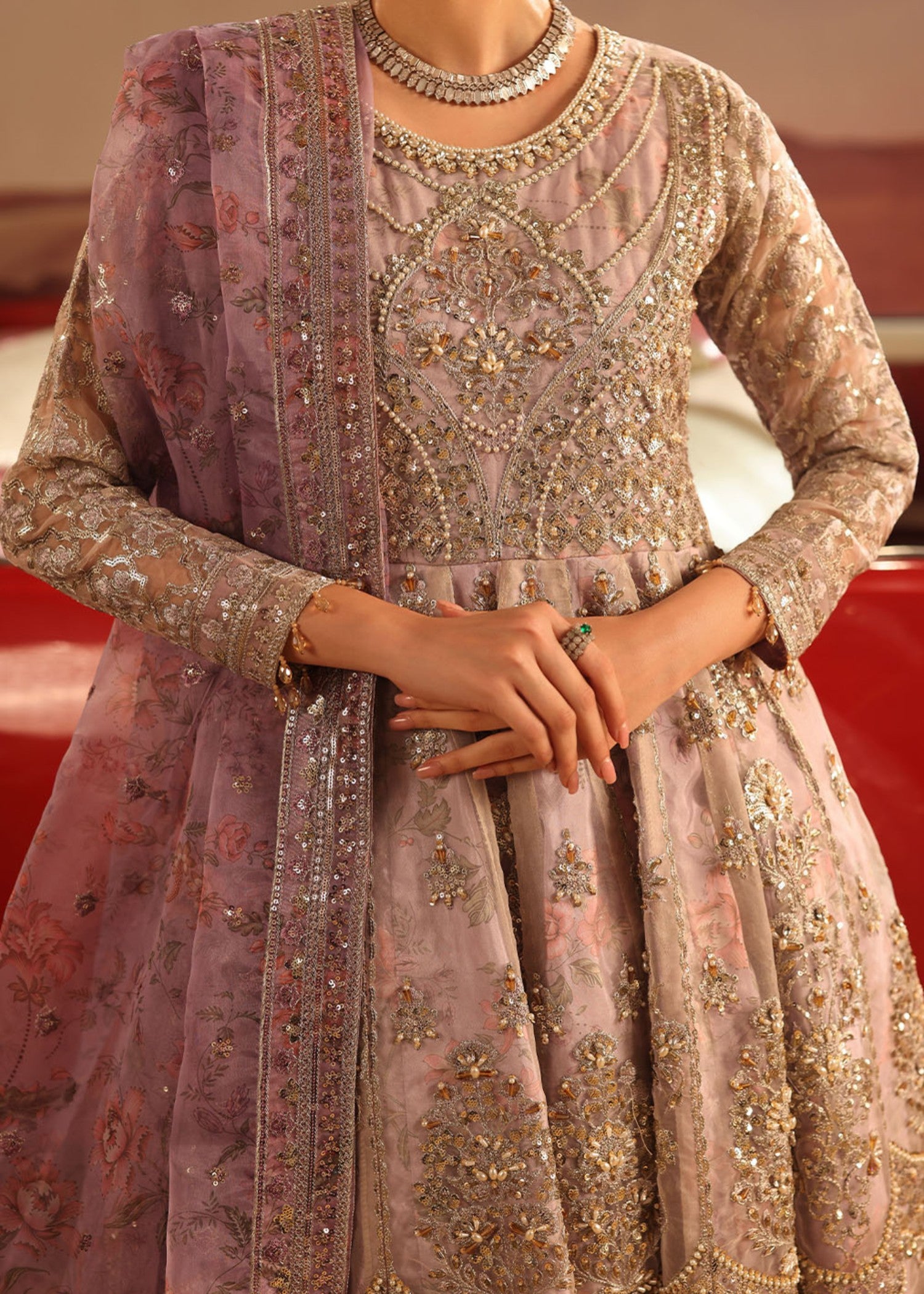 organza Maxi in Lilac