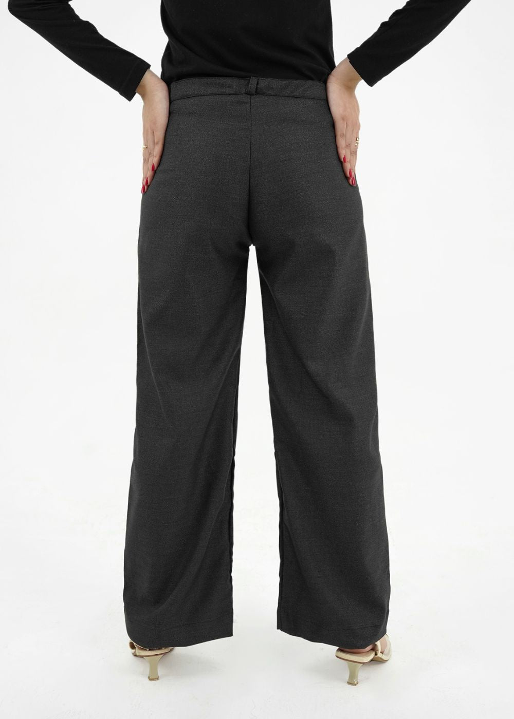 polycotton Pants in Charcoal
