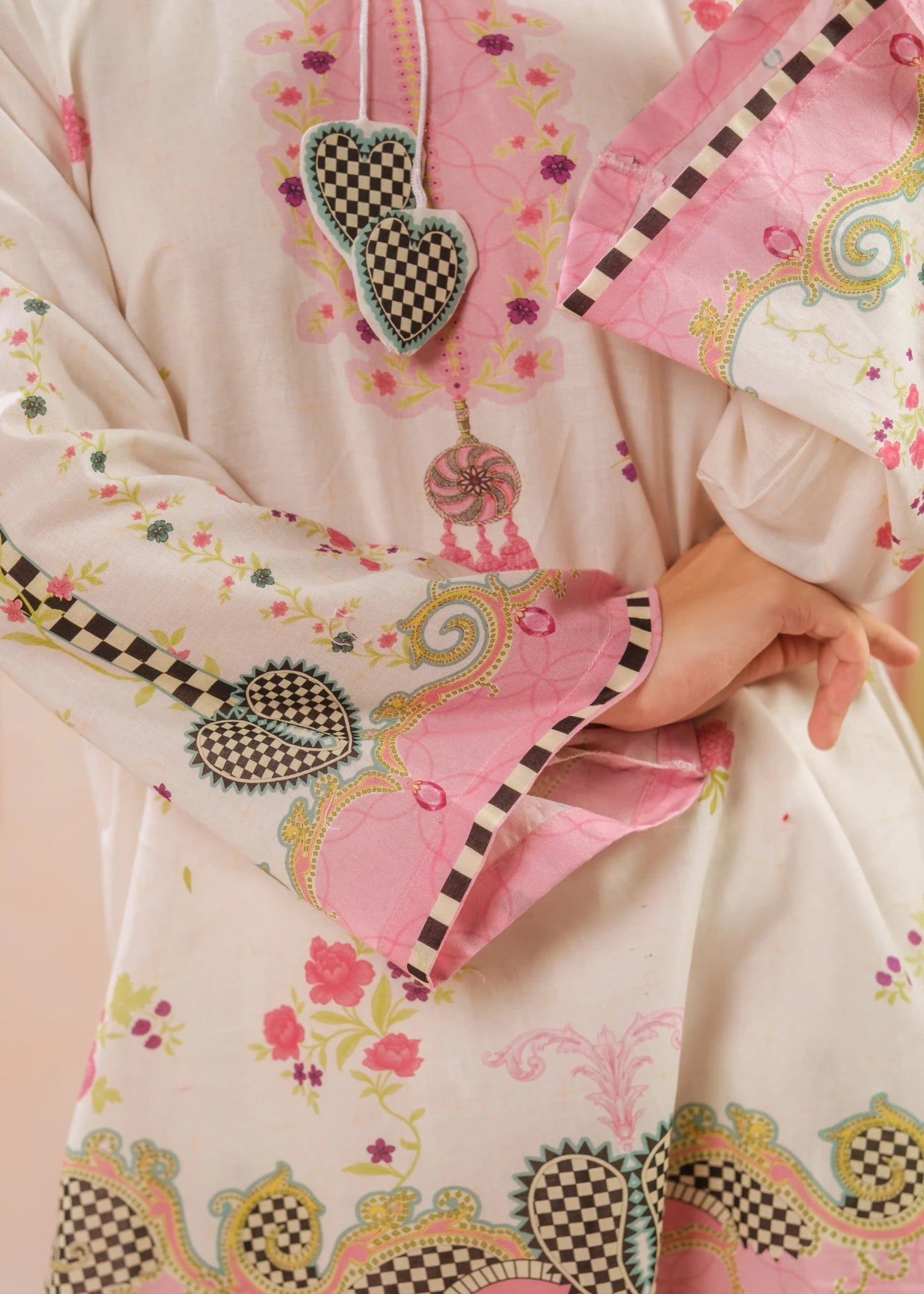 Co Ord Sets in Beige, pink