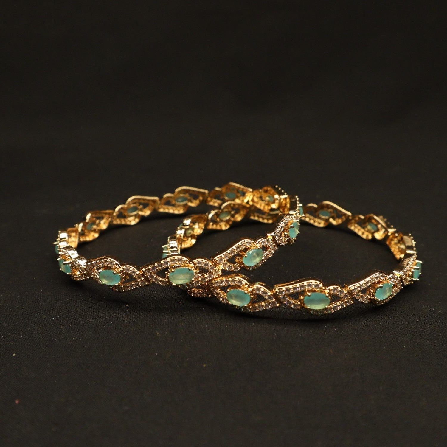 Bangles in Mint green Color by - Trendy Women Bangles PSN0660