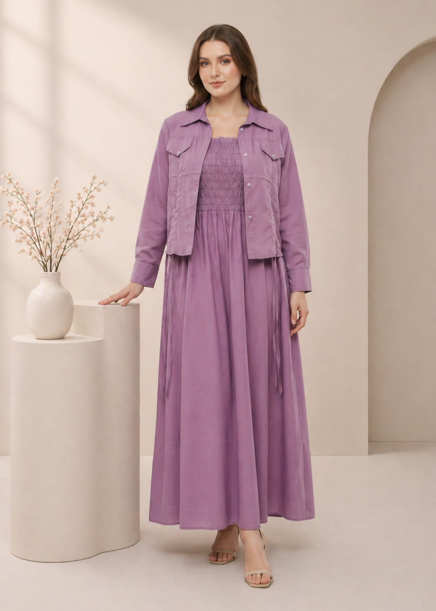 grip Maxi in Lilac