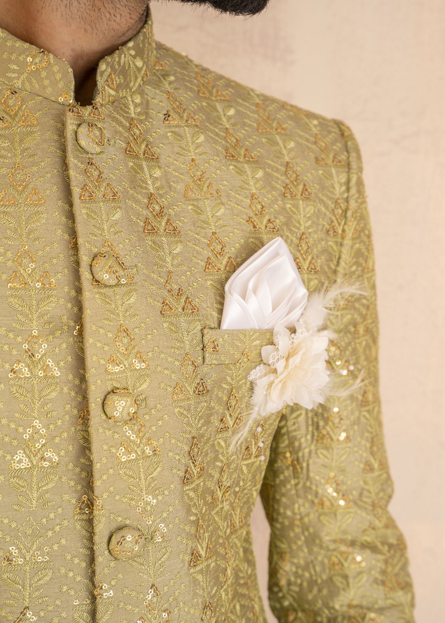 wash & wear Prince Coat in Apple green by Yes the instyle