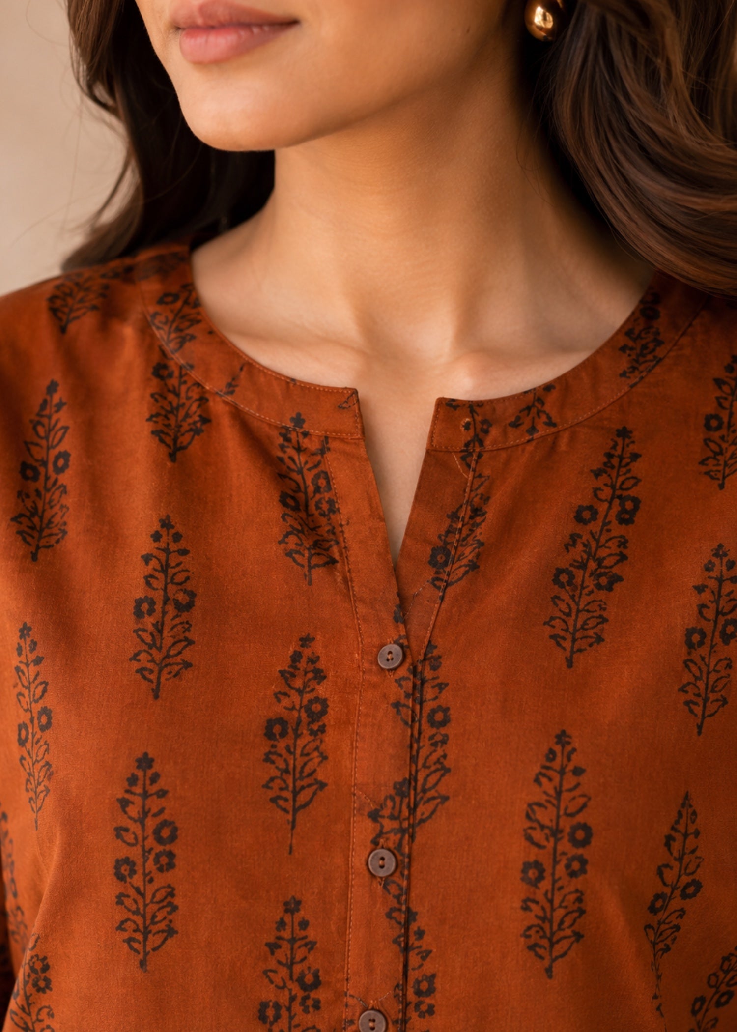 linen Co Ord Sets in Rustic brown