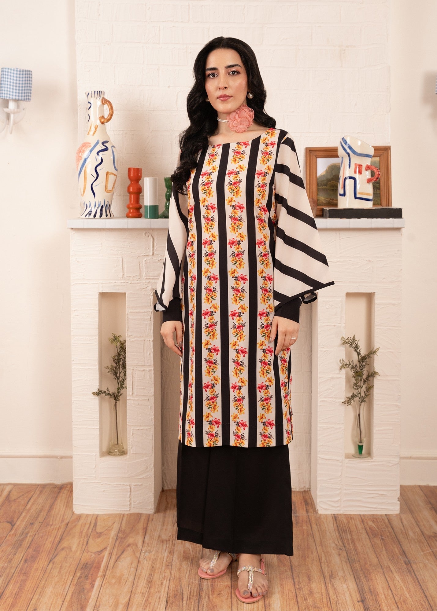 crepe Kurti in Multi