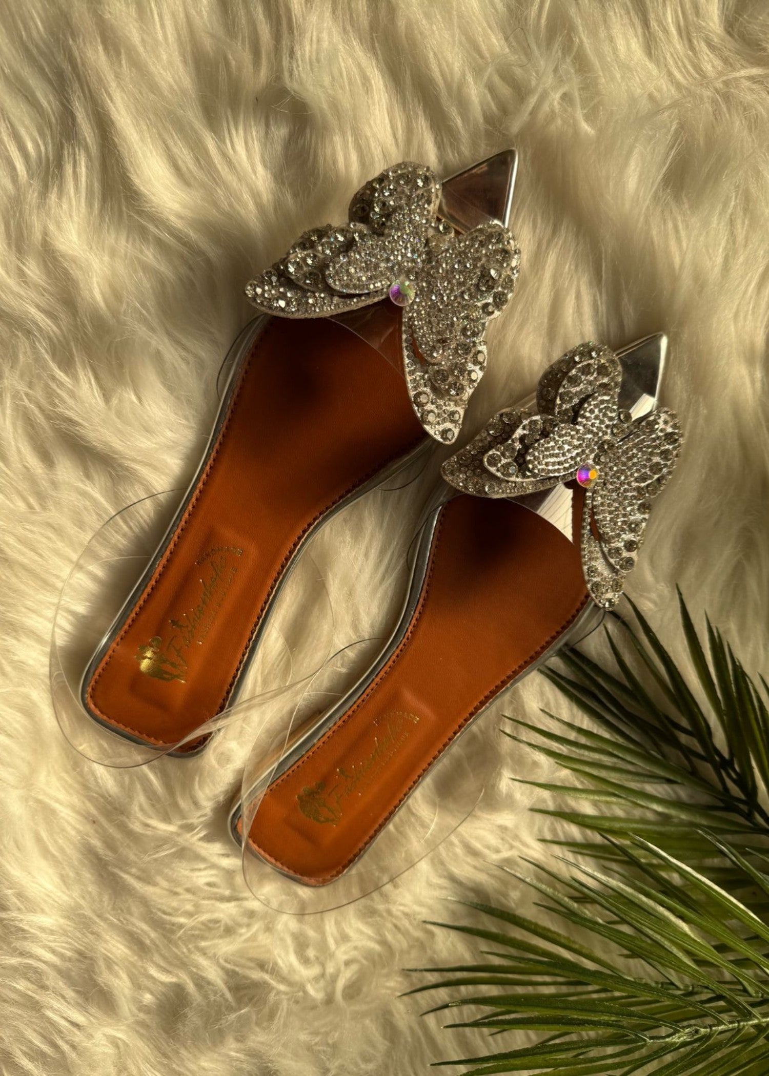 Mules in Silver by - High Quality Women Mules FKS6222