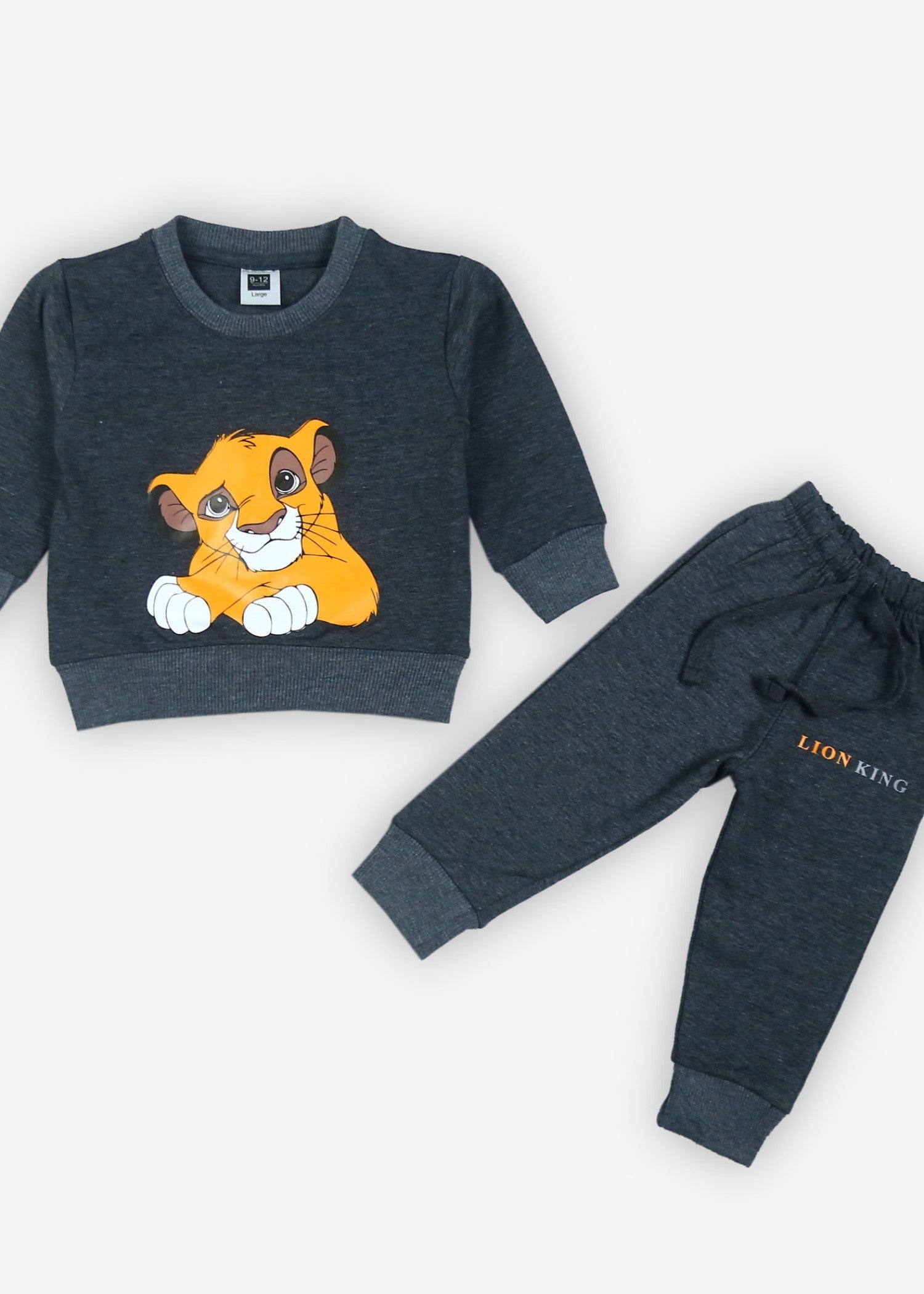 fleece Tracksuit in Raven grey