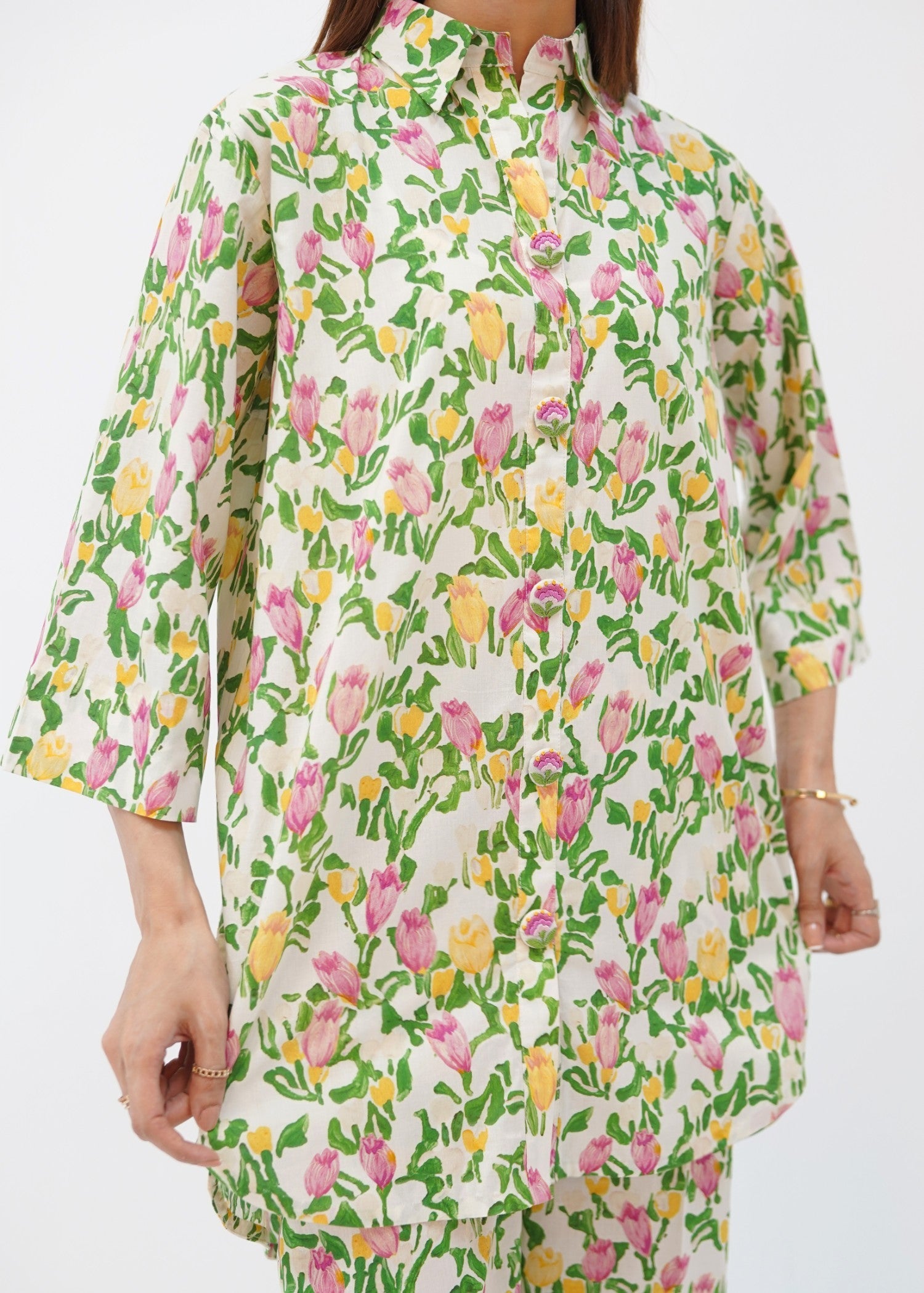 cotton Co Ord Sets in Off-white