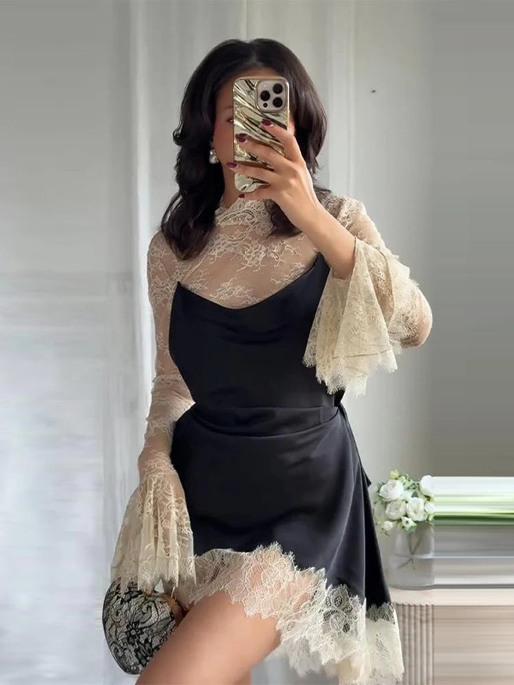 ELISA SATIN DRESS