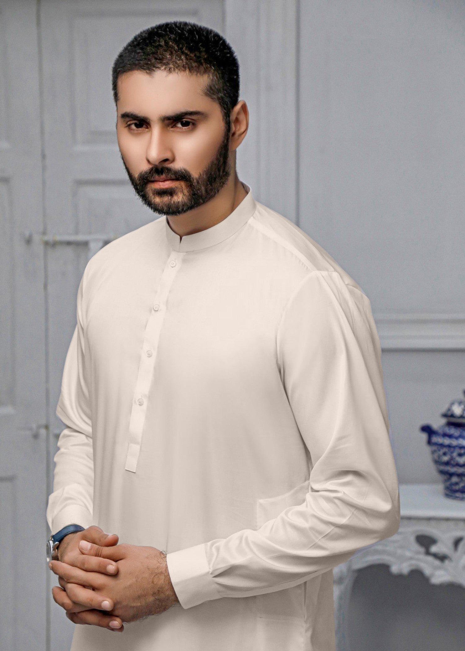suiting Waistcoat in Sky