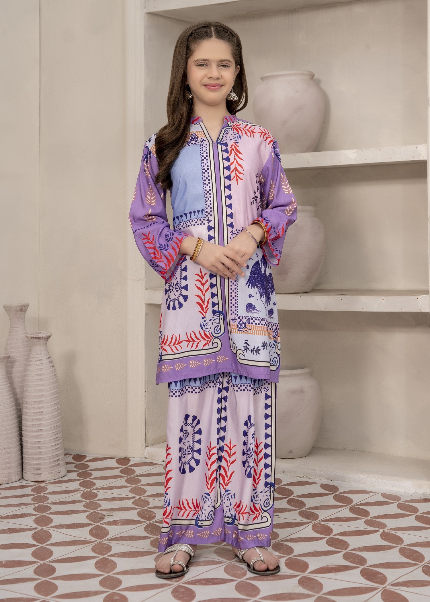 Co Ord Sets in Purple ash, lavender, pink
