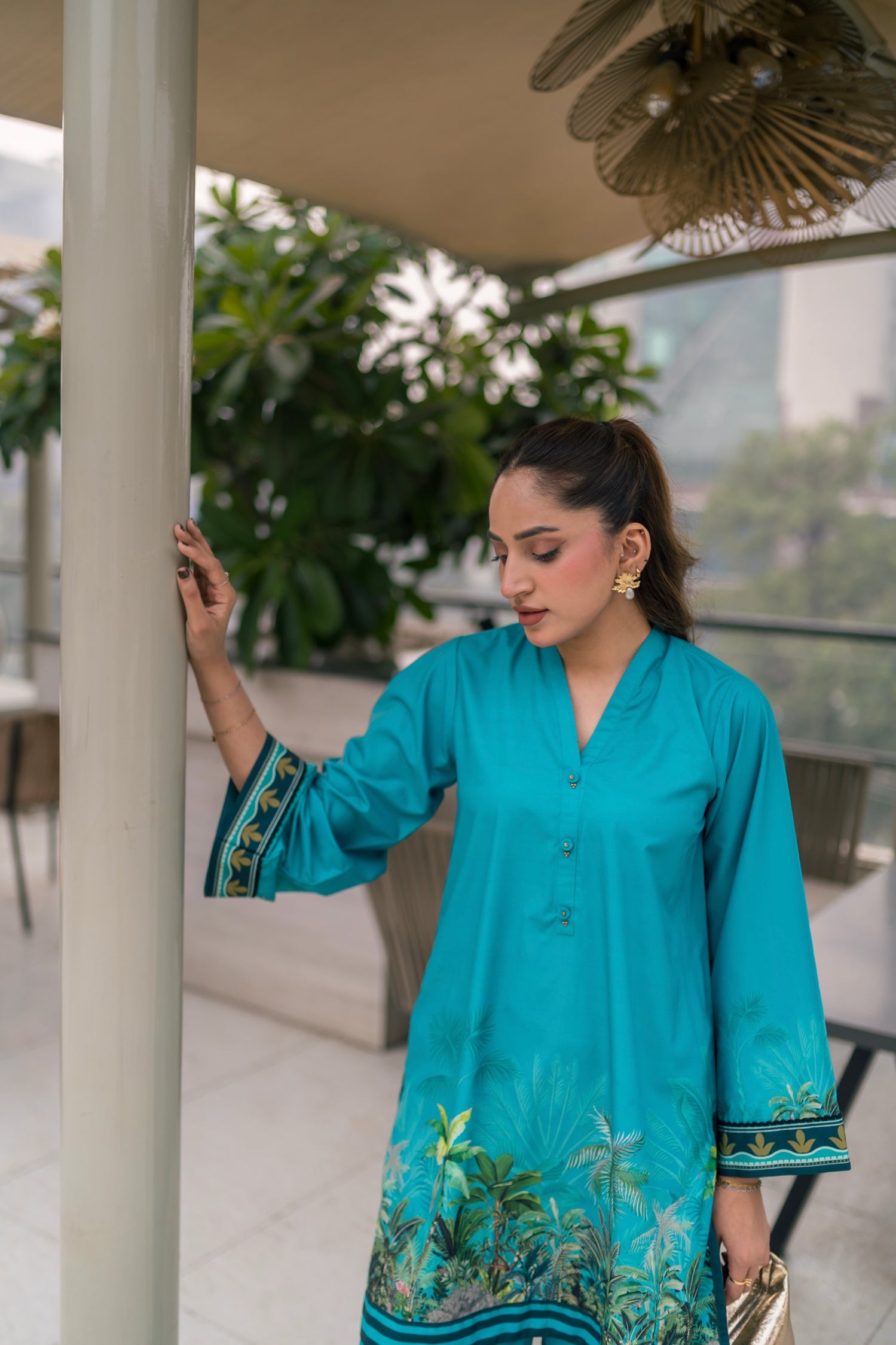 crepe Co Ord Sets in Blue