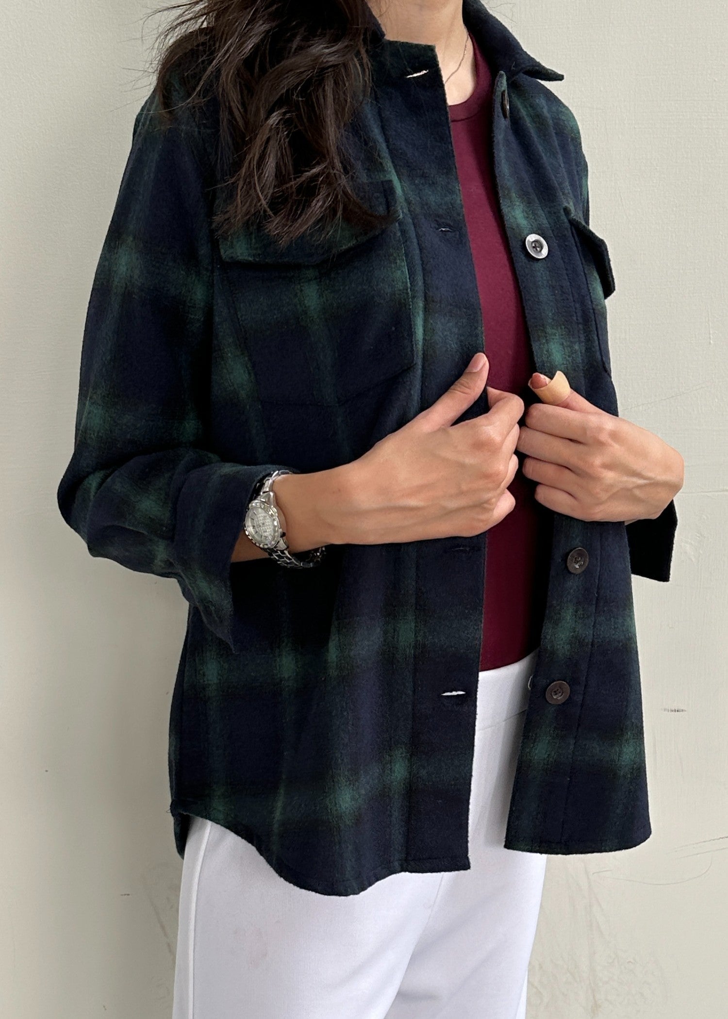 wool Top in Dark blue