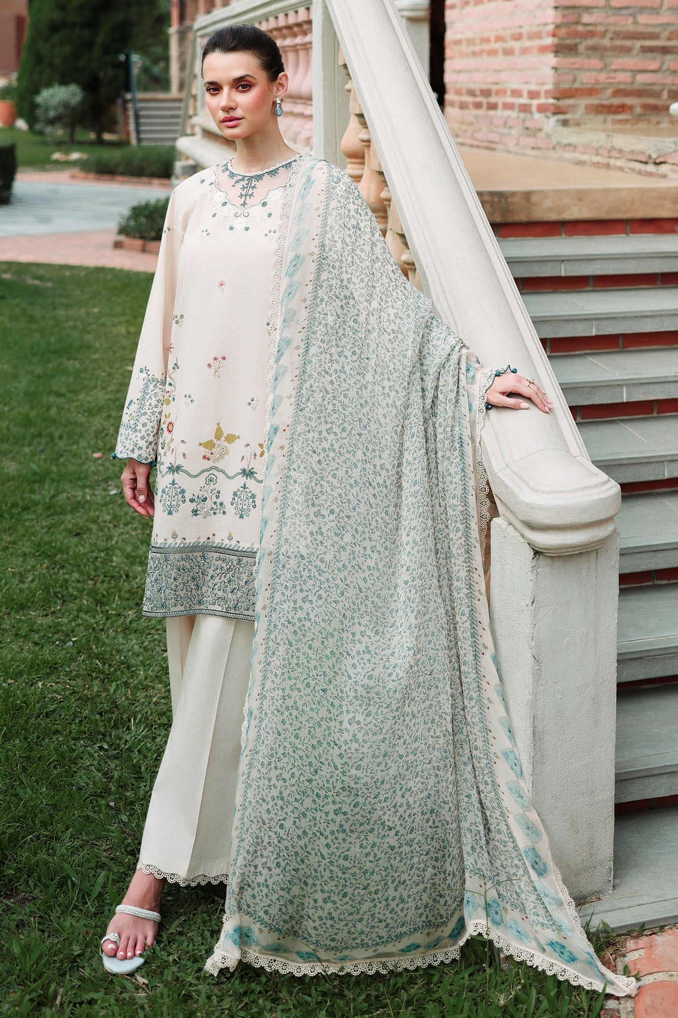 Eid Lawn Edit – Subtle Beige