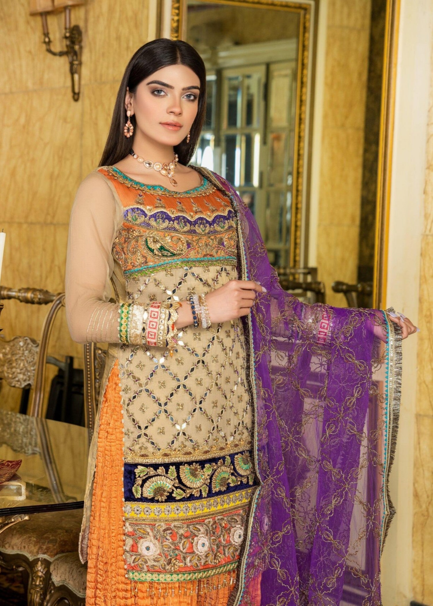 masuri Sharara in Multi