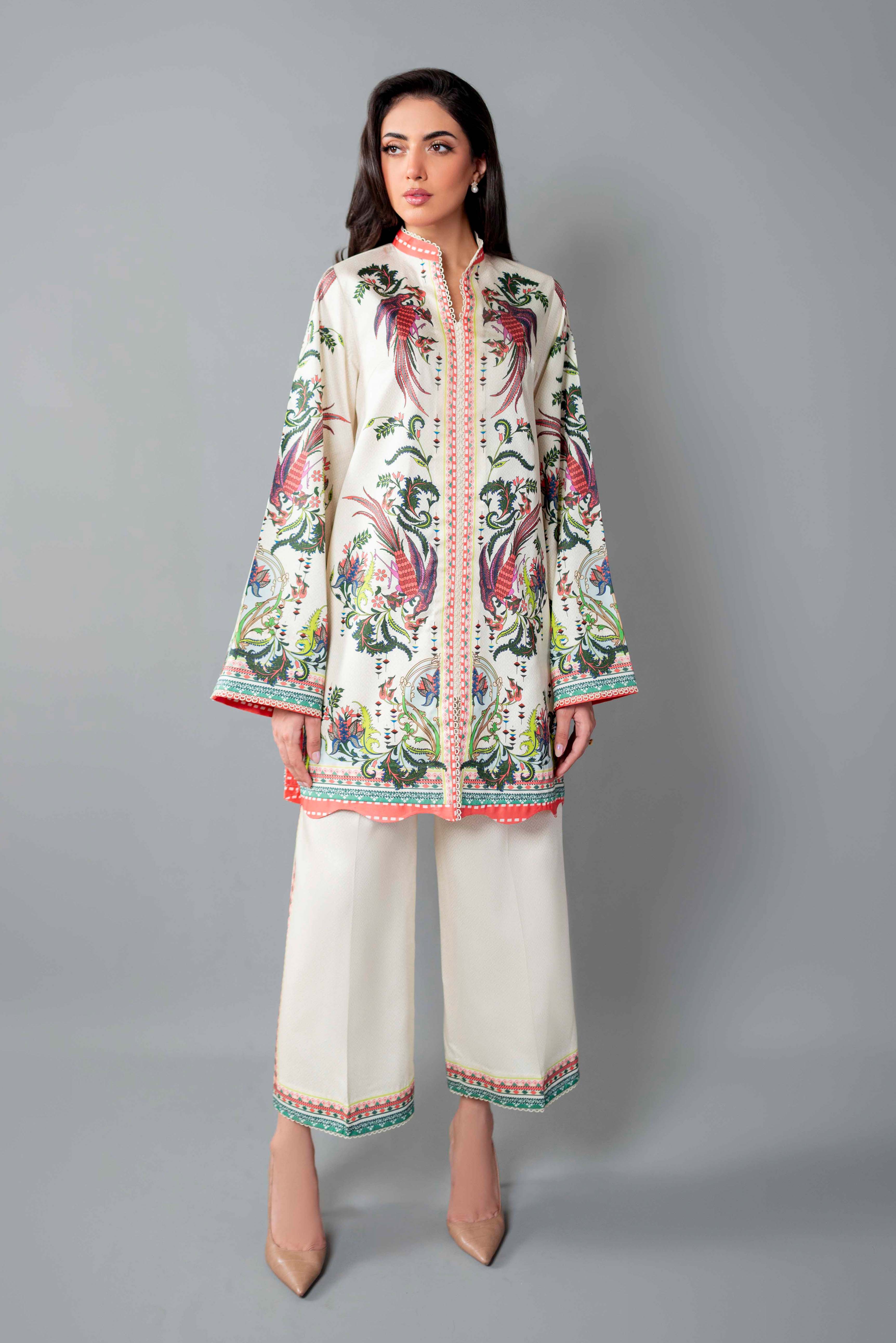 cotton dobby Kurta Set in Multi