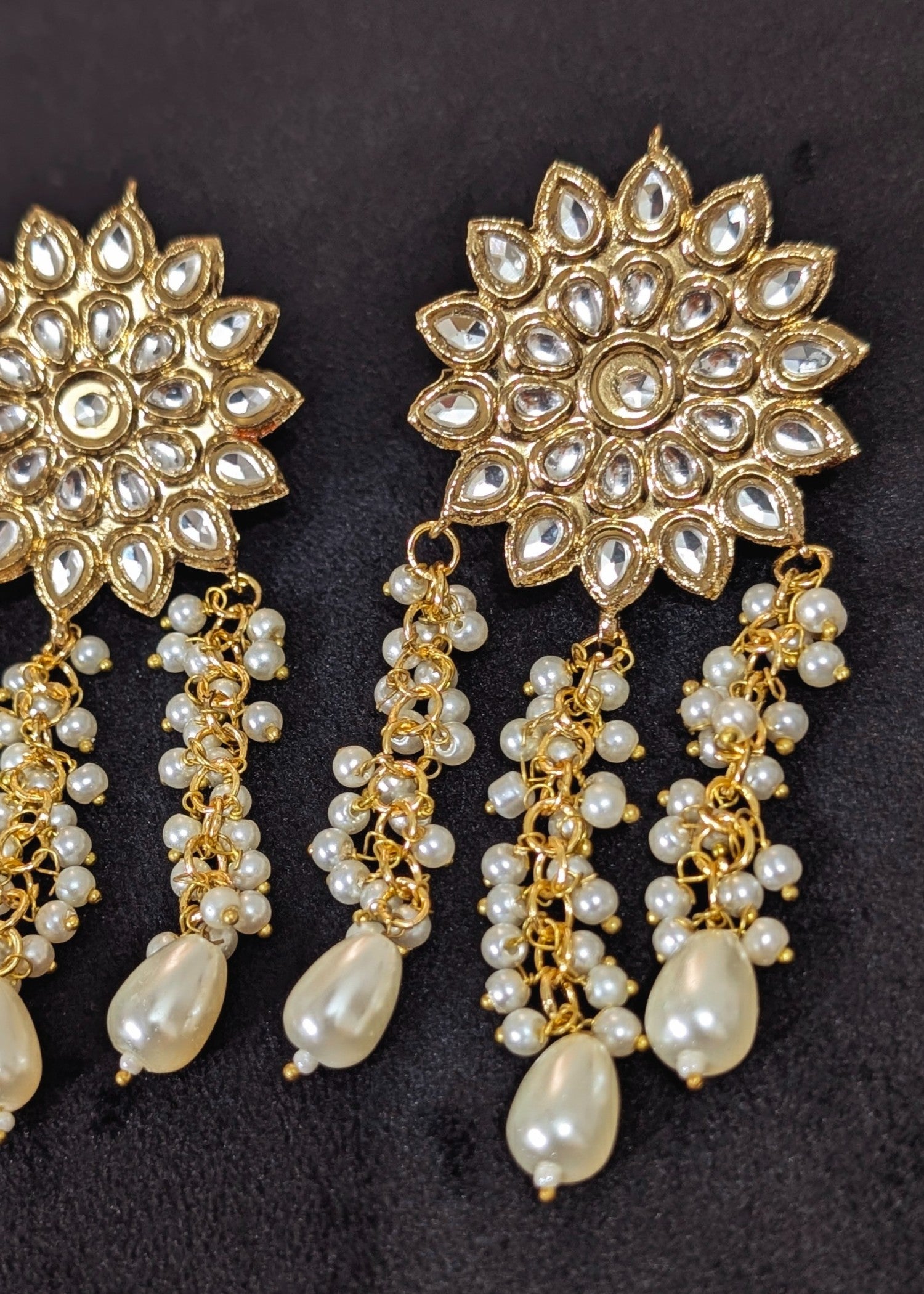 Earrings in Copper Color by - Trendy Women Earrings OPD2292