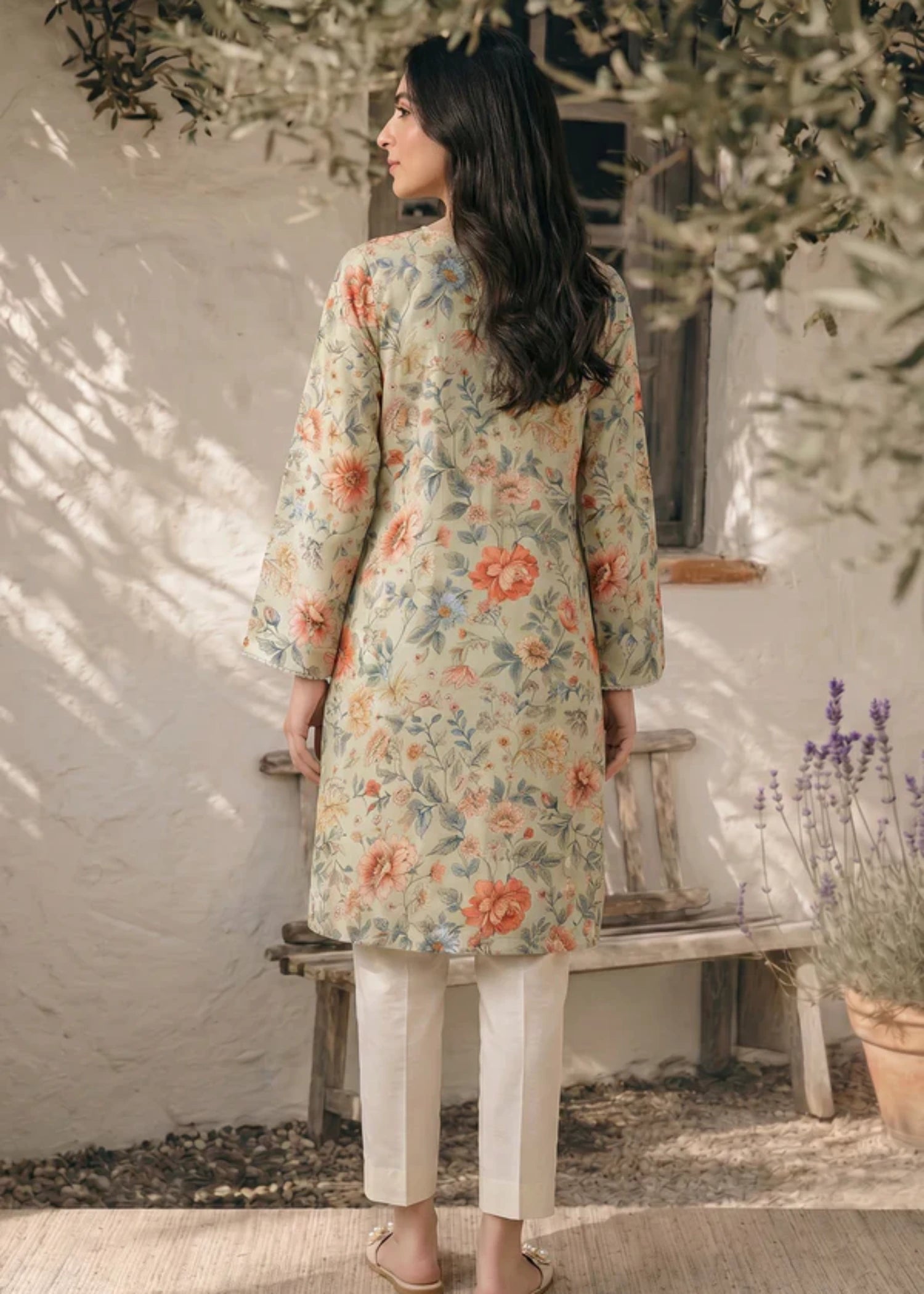 lawn Kurti in Multi