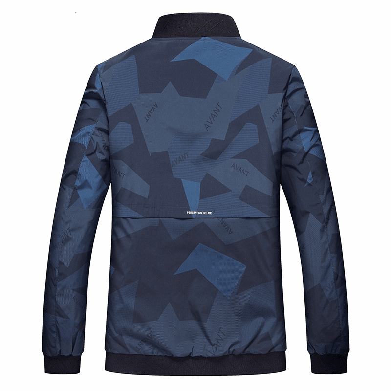 Baseball Collar Casual Jacket Stand Collar Spring and Autumn Jacket