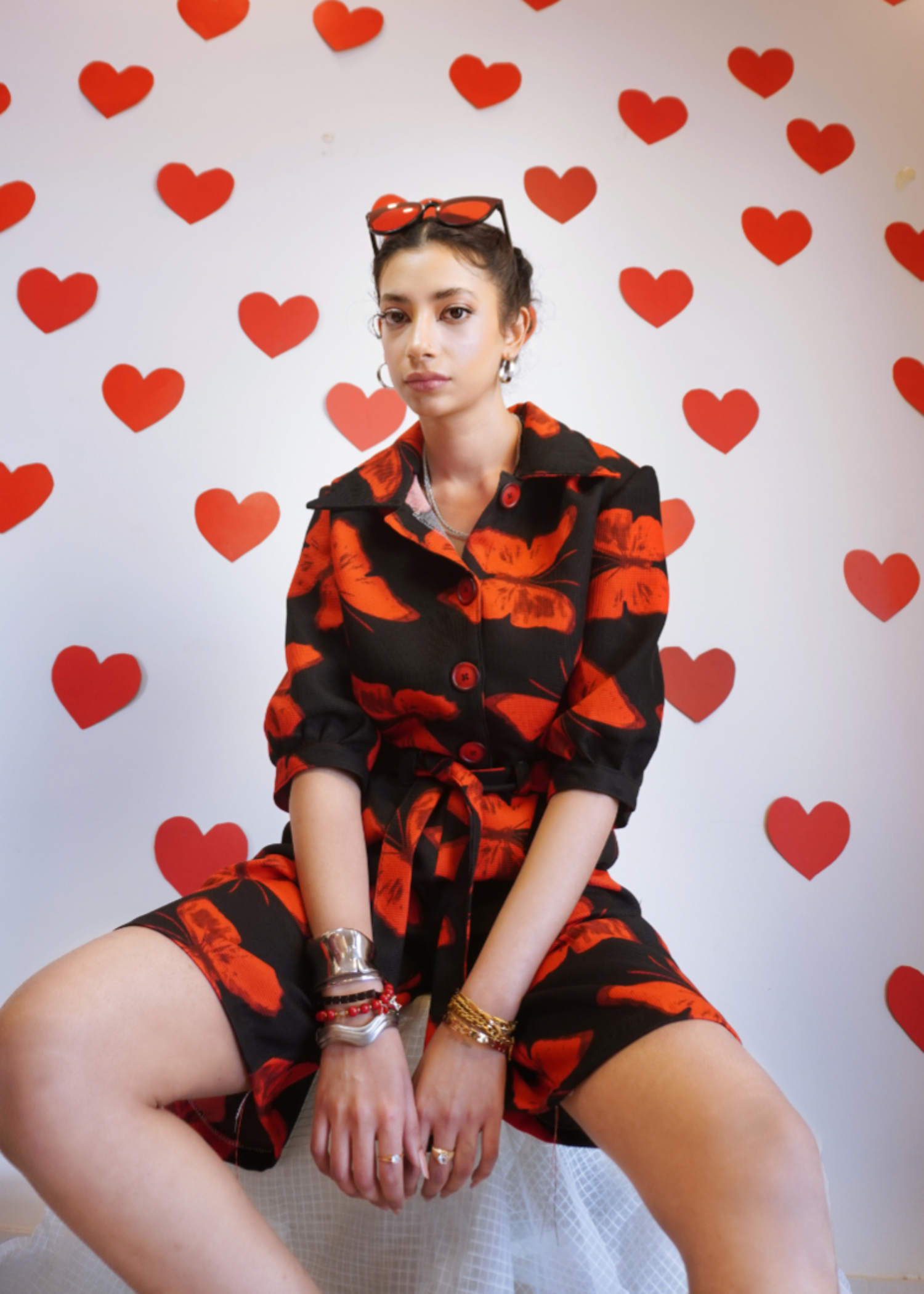 cotton Jumpsuit in Black