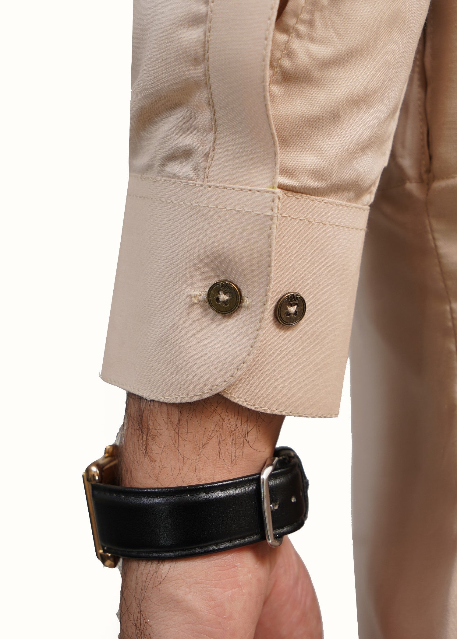 wash & wear Shalwar Kameez in Beige by Kafoor Clothing