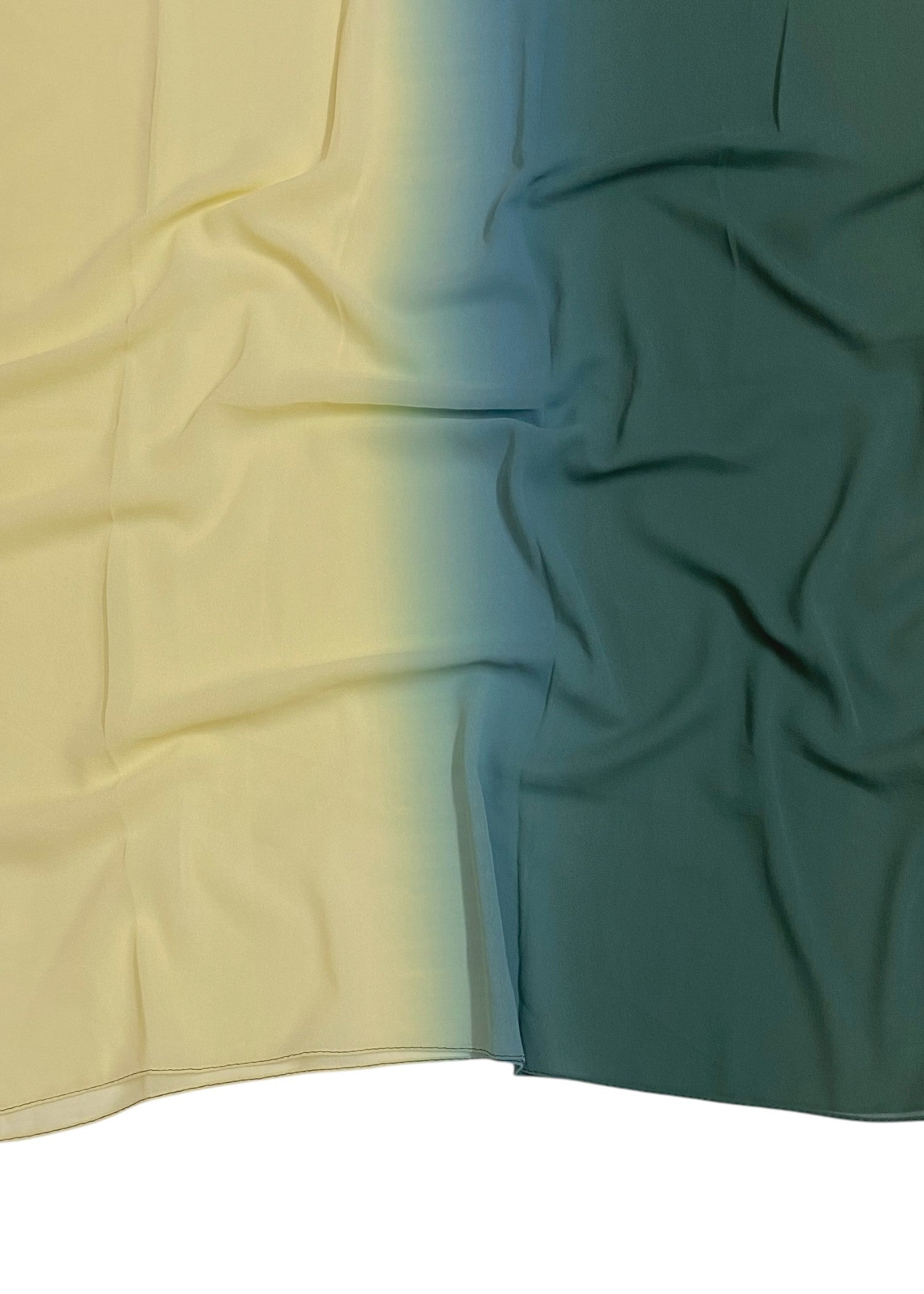 chiffon Hijab in Bottle green