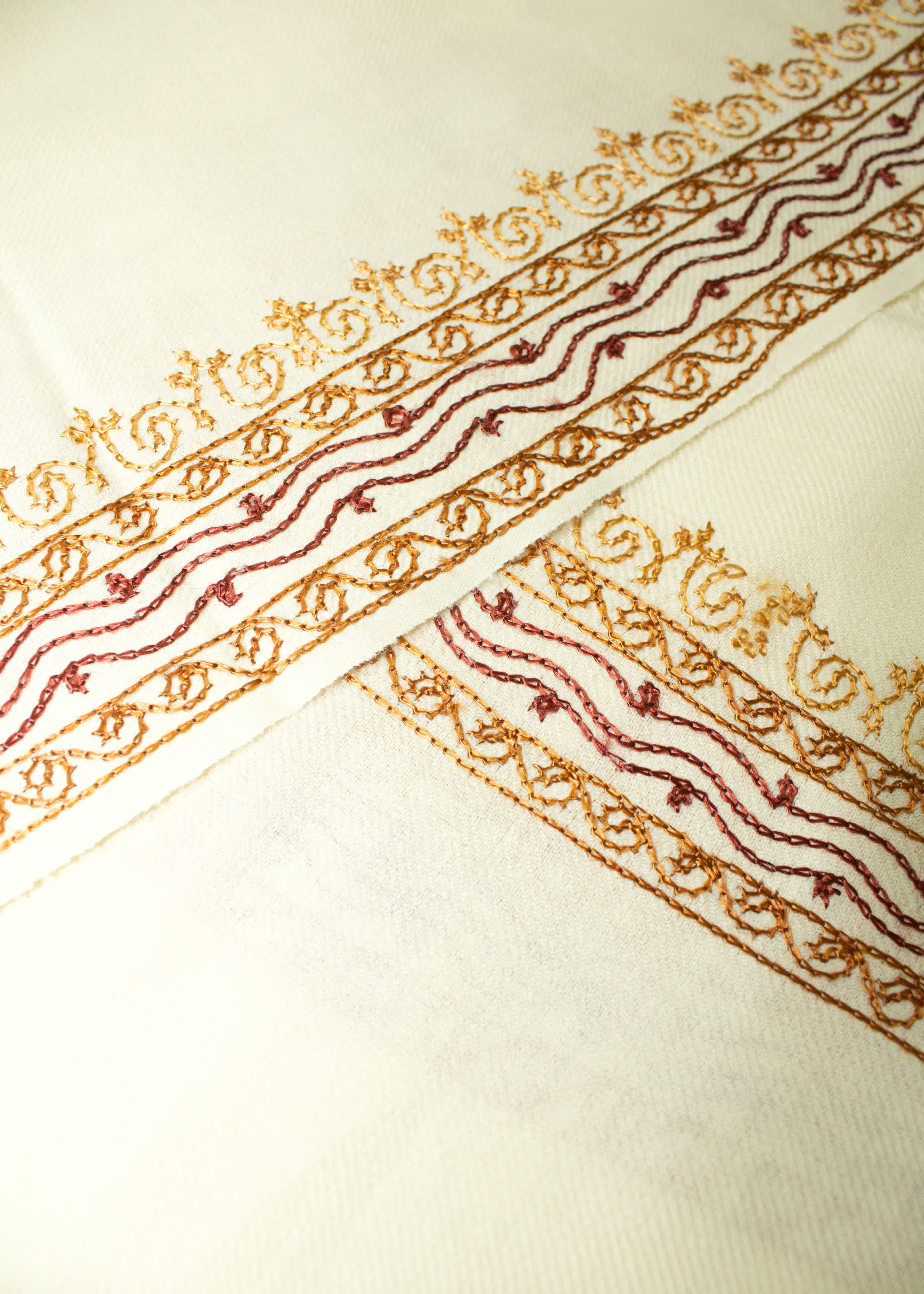Shawl in White Color by - Trendy Women Shawl GQY3530