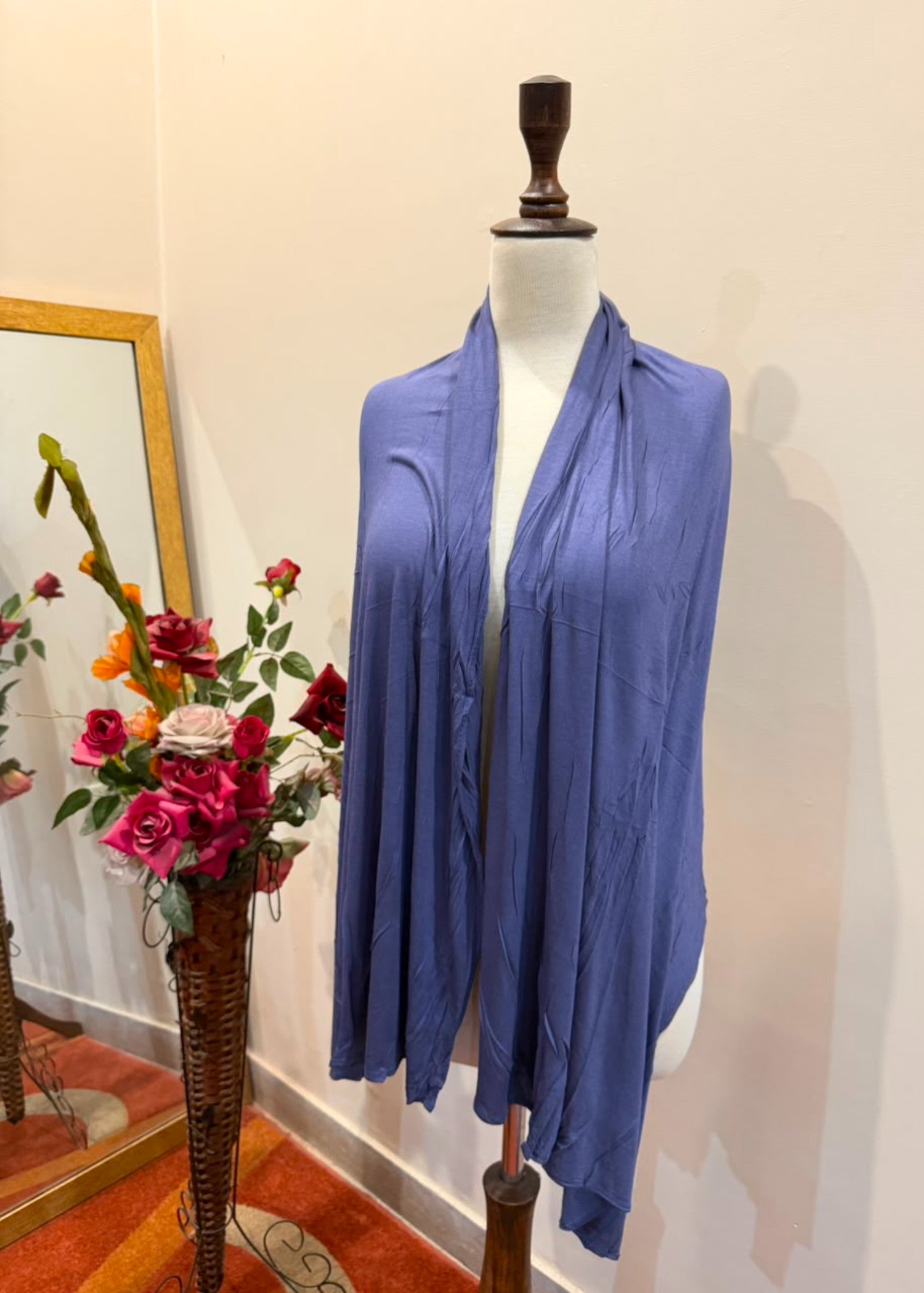 jersey knit Hijab in Yale blue