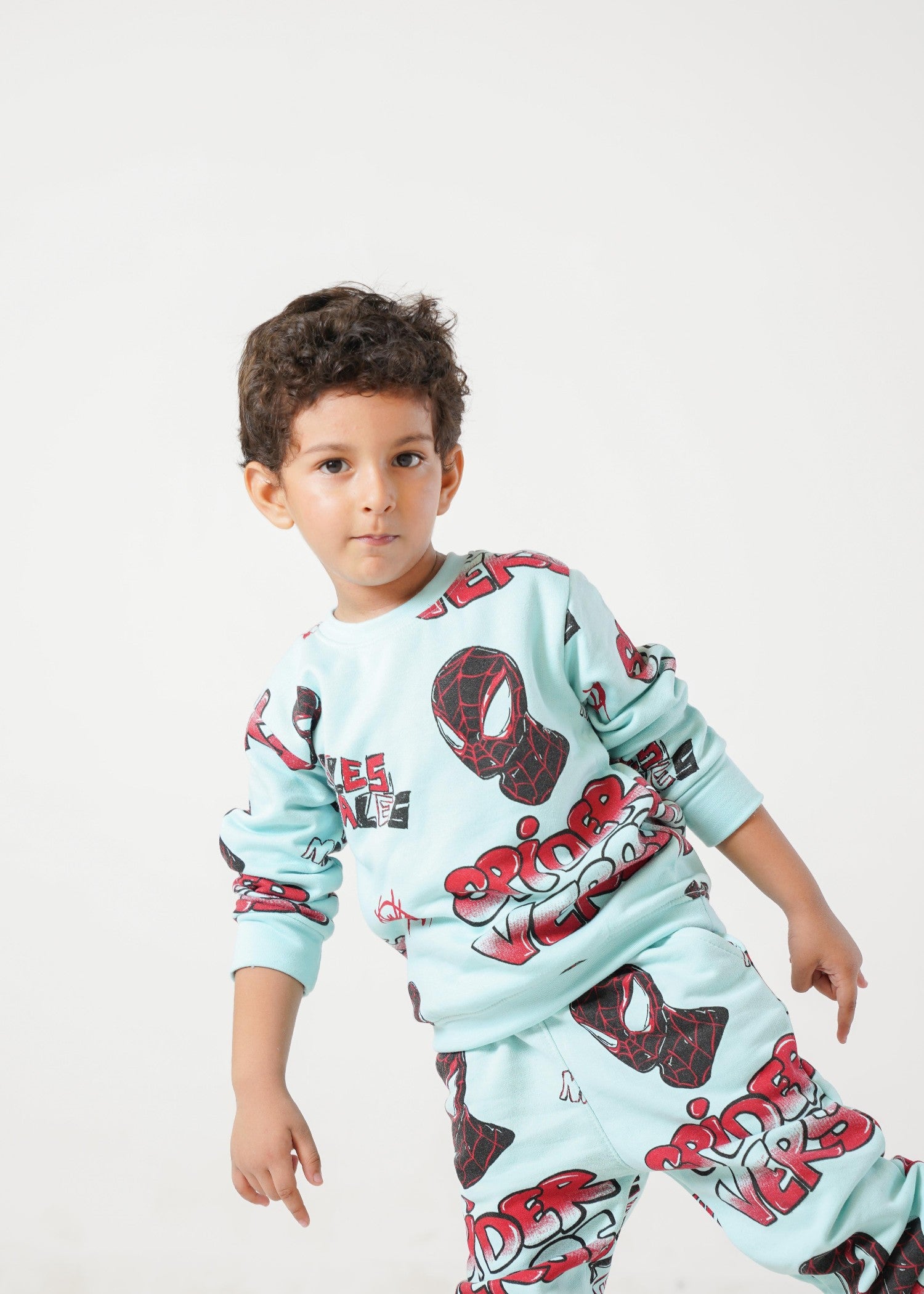 fleece Tracksuit in Aquamarine