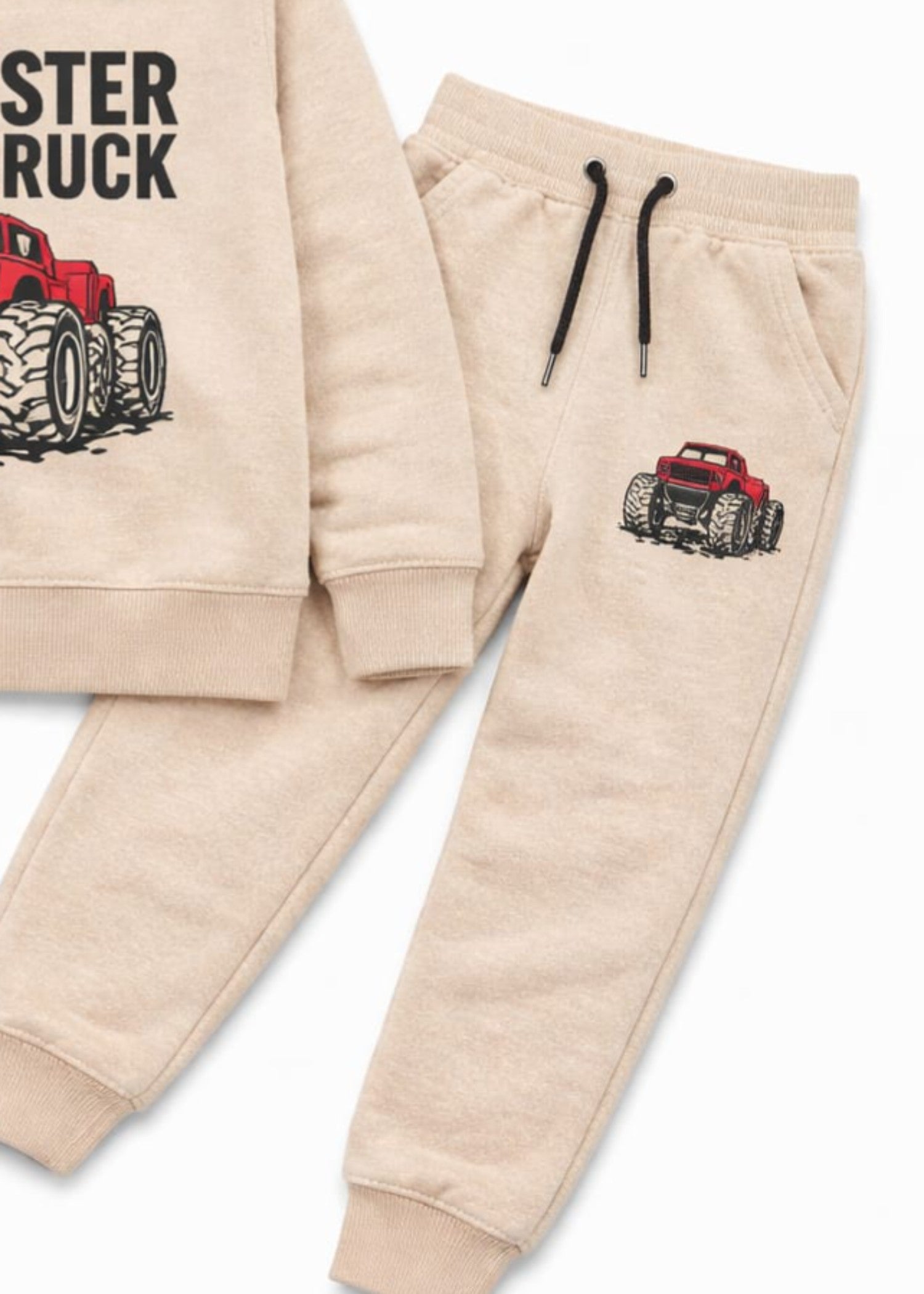 fleece Tracksuit in Cream