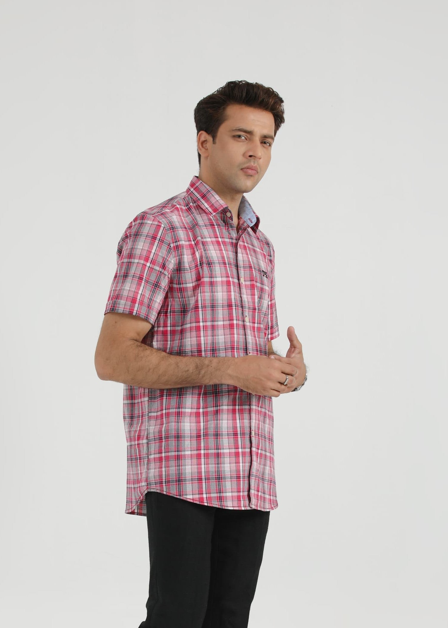 cotton dobby Casual Shirt in Multi