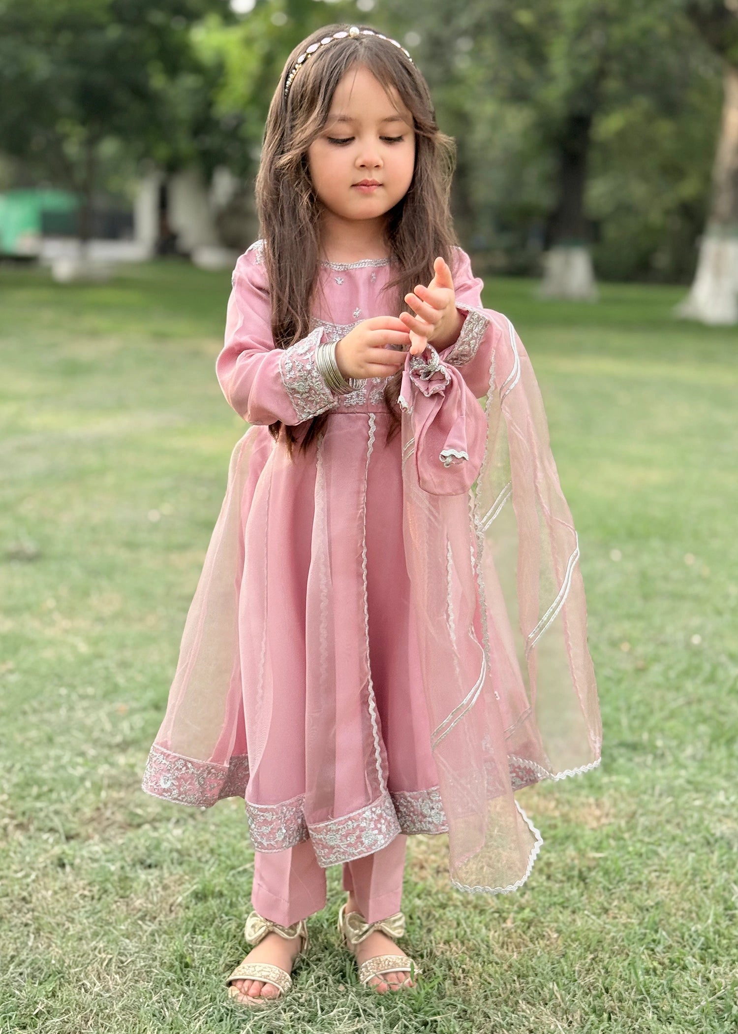 tissue Pishwas in Baby pink