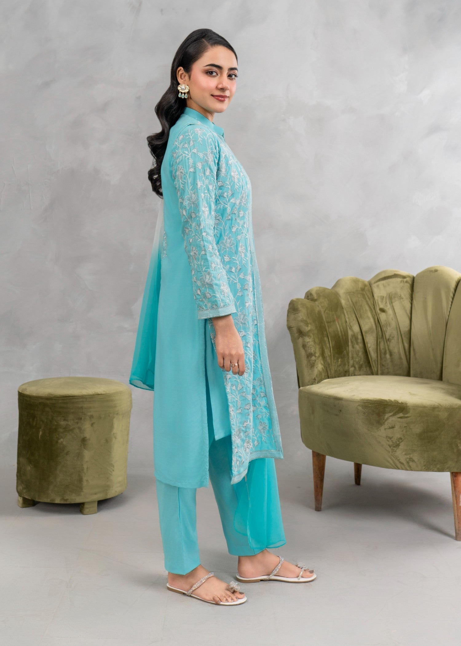 boski Jacket in Ice blue
