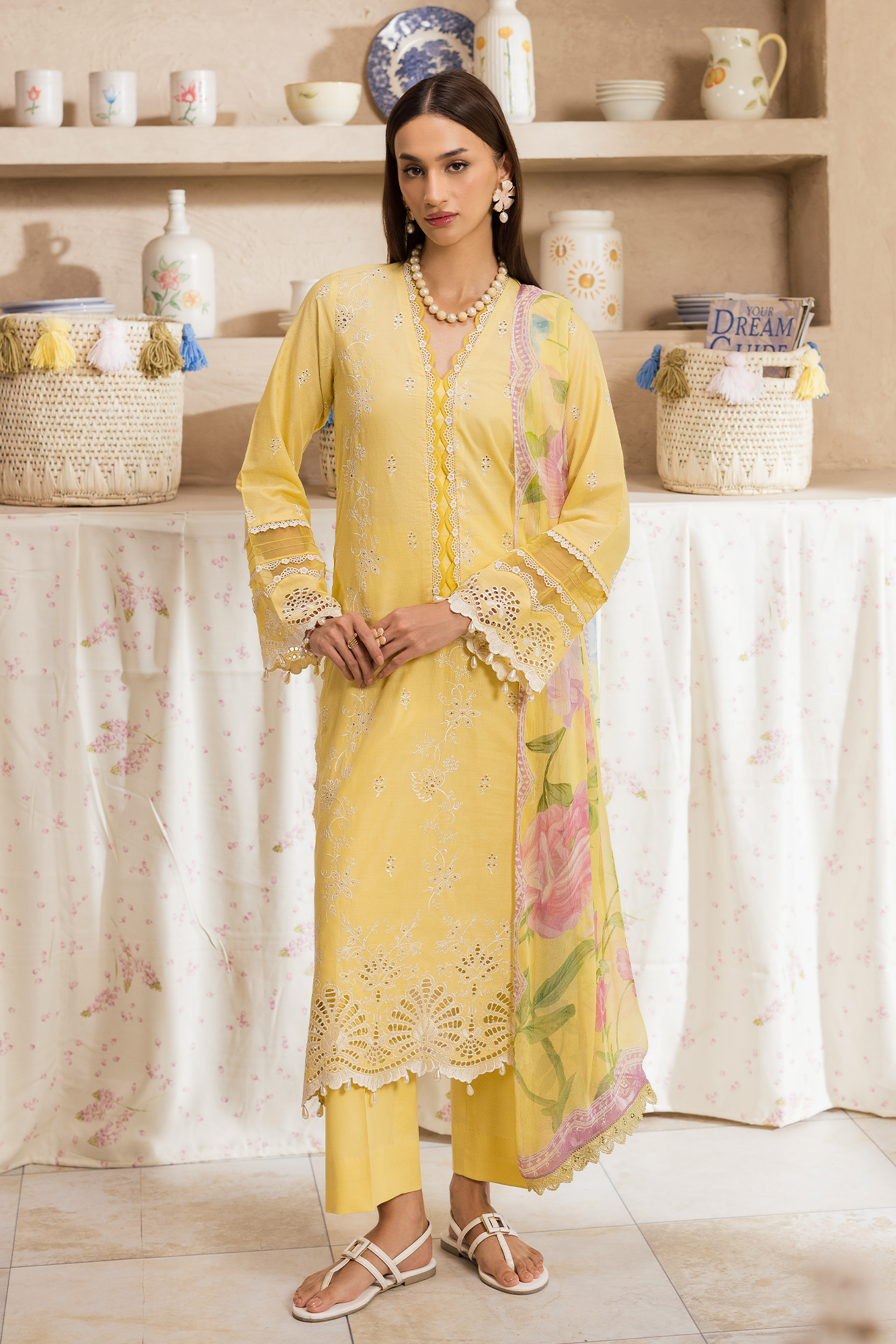 Nissa Chikankari Lawn – N-03